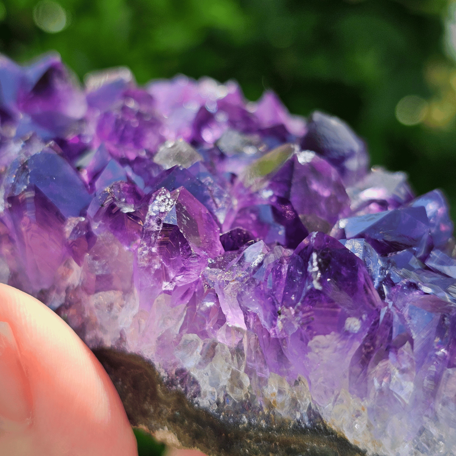 Natural Amethyst Geode Cluster Raw Quartz Crystal Healing Stone Specimen Home