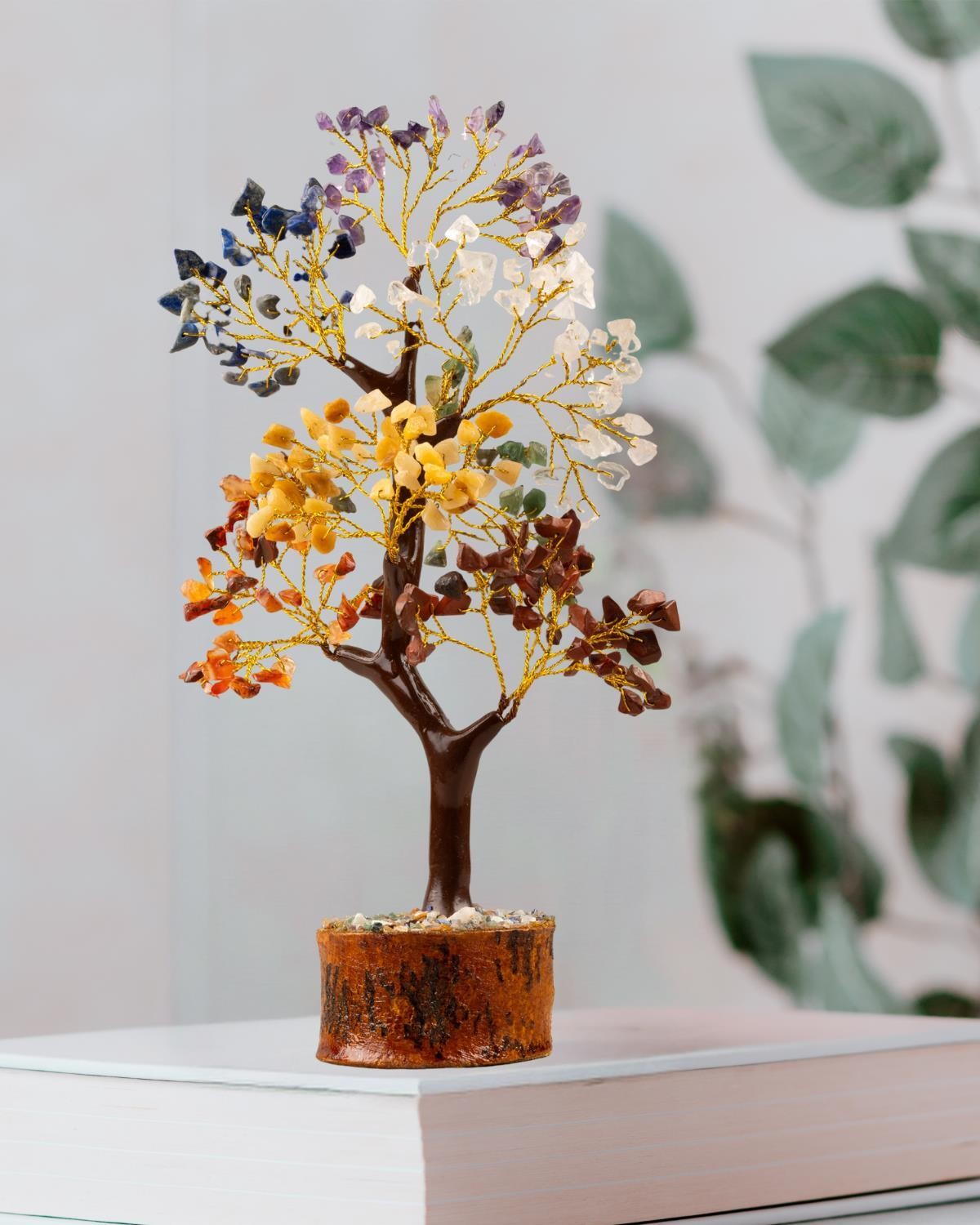 7 Chakra Crystal Tree of Life, Decorative Crystal Tree, Natural Healing Crystal