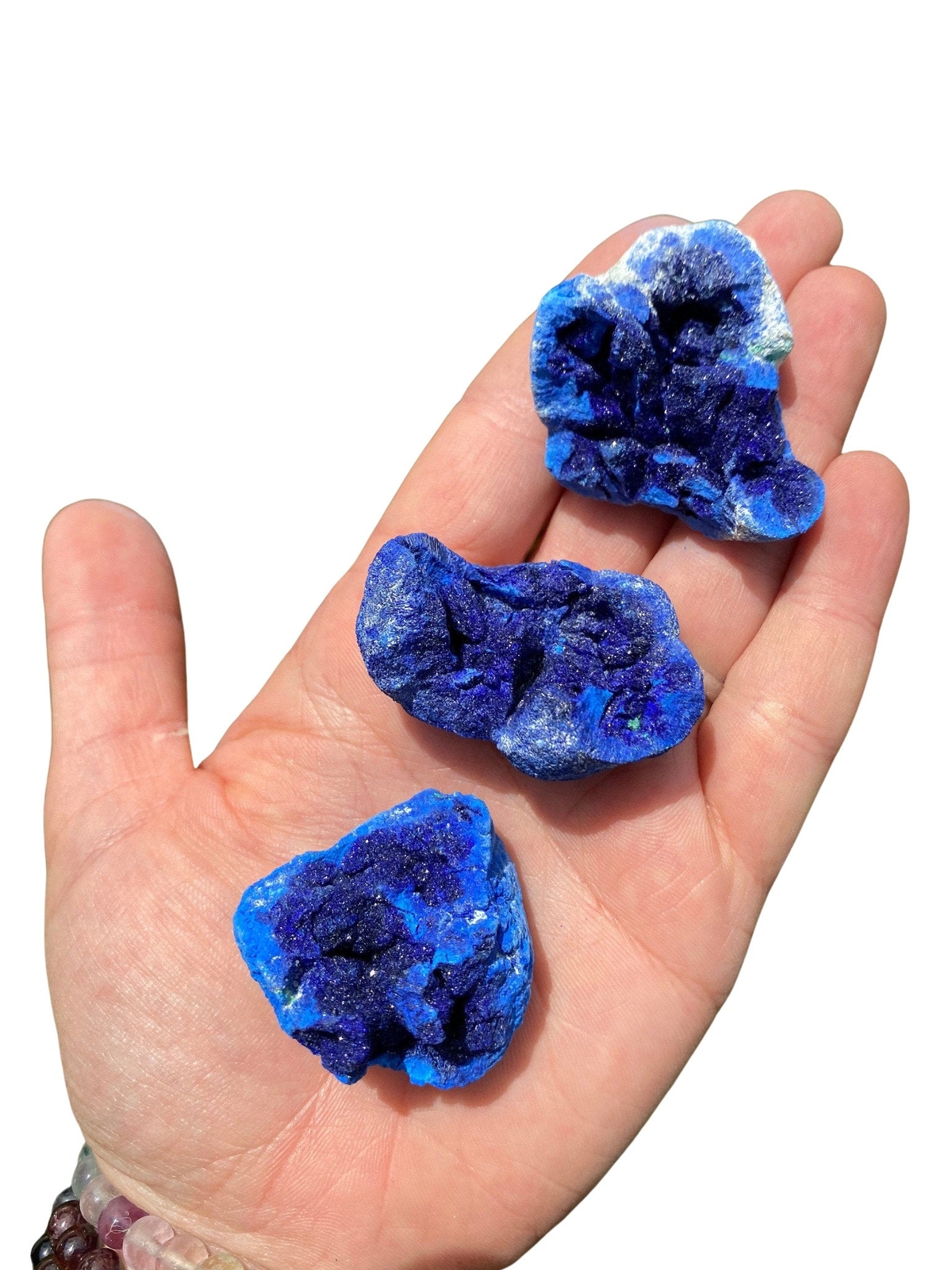Raw Azurite & Malachite Cluster, Natural Azurite Poteryaevskoe Mine, Siberia