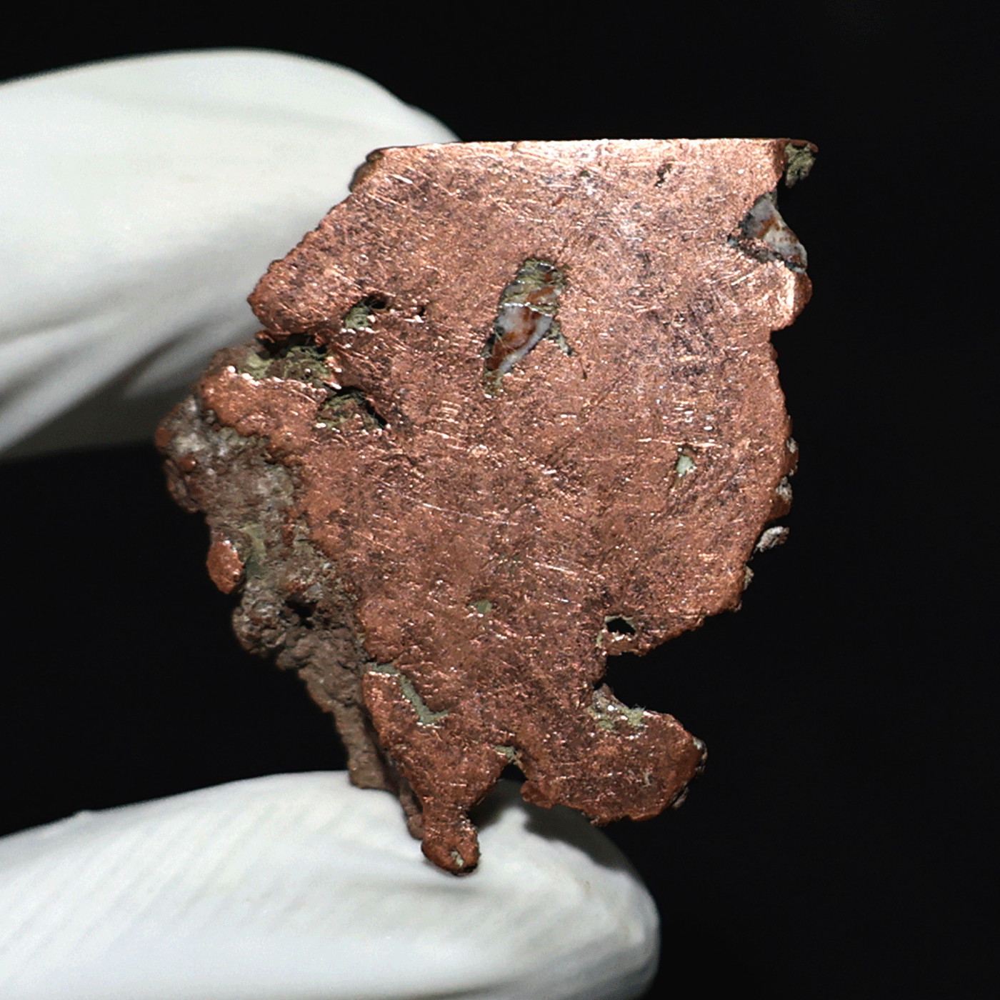 Earth’s Metallurgy~ 4 PC Native Copper Ore Polished Mineral Slabs, Michigan, USA