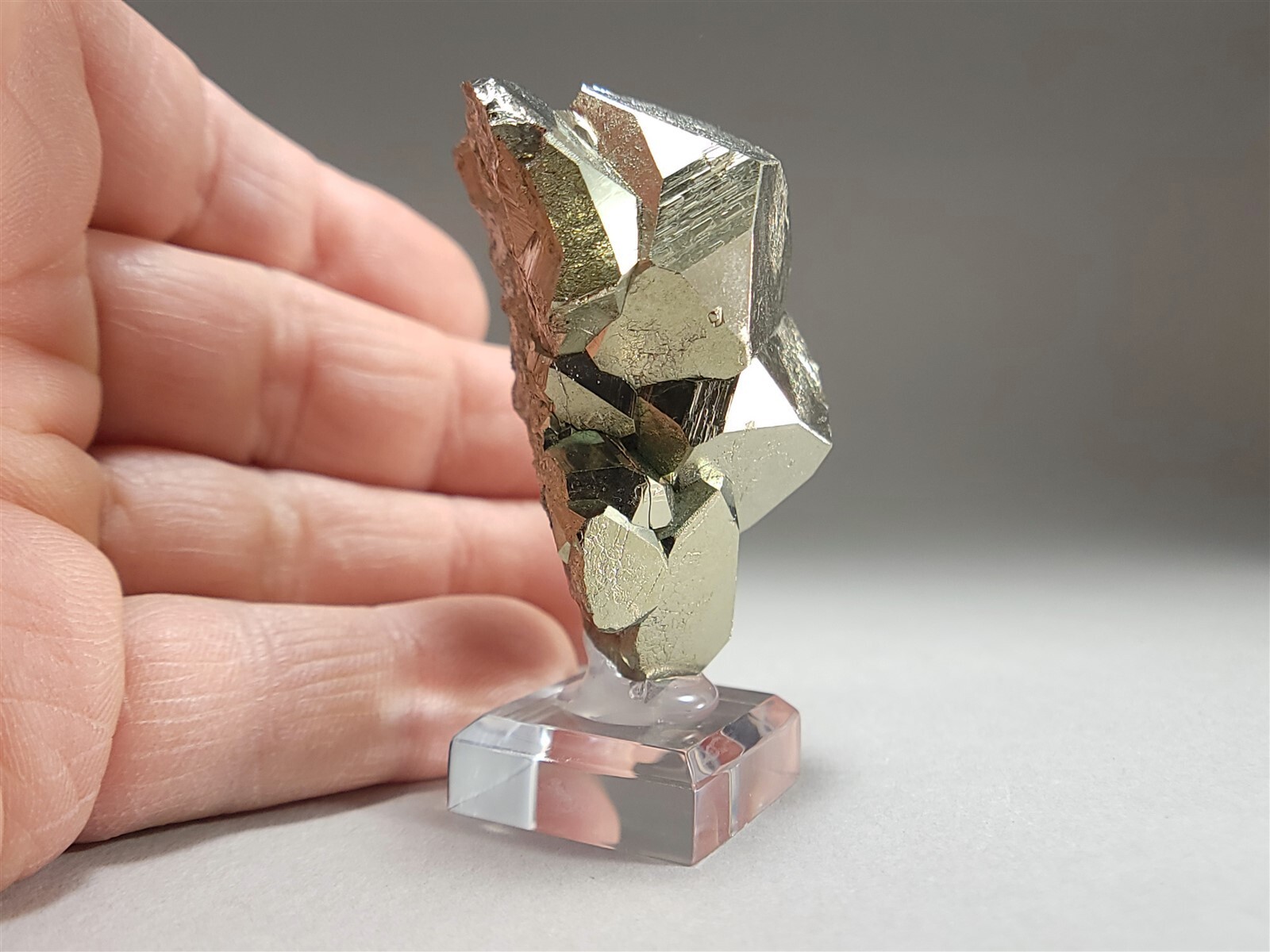 Peruvian Pyrite Crystal Cluster #28