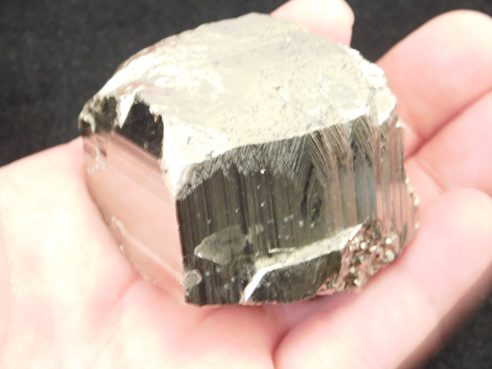 Larger! 100% Natural Pyrite CUBE Cluster Huanzala Mine Peru 358gr