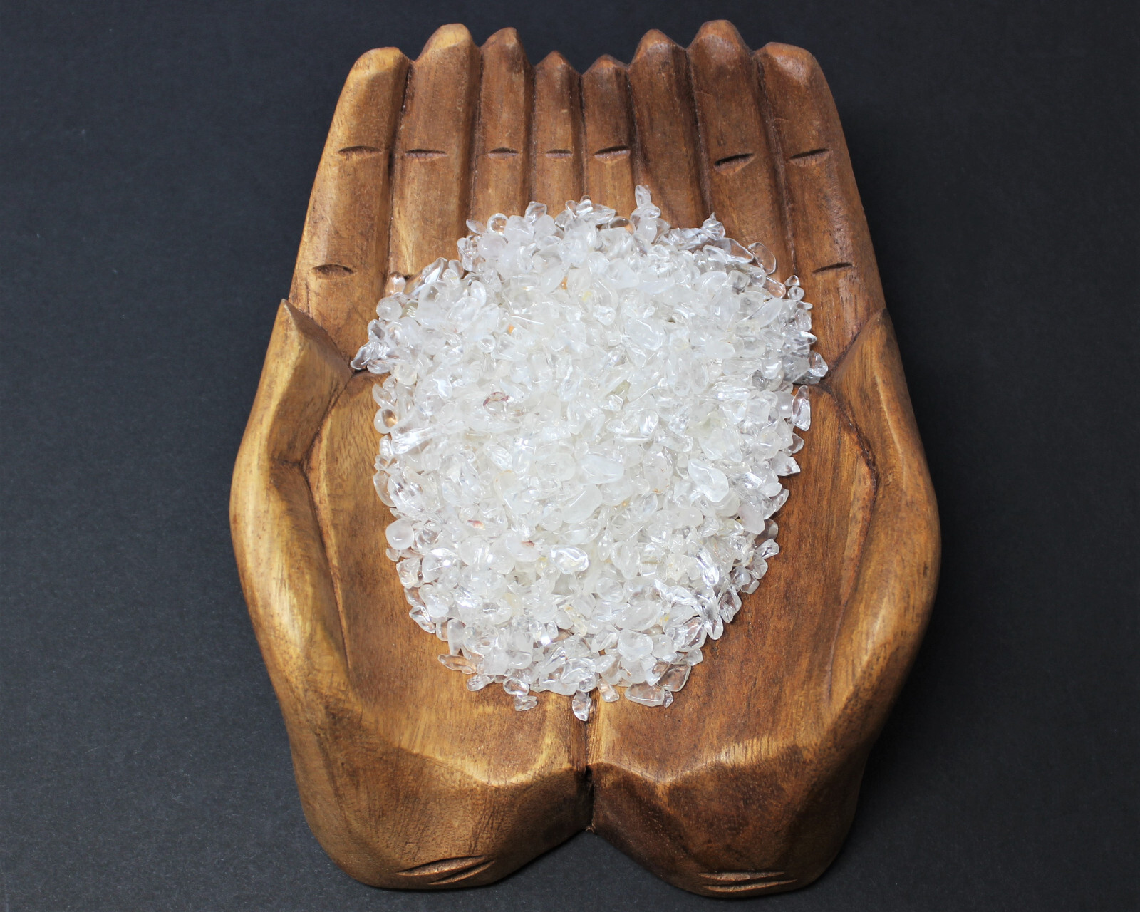 Bulk 5 lb Loose Clear Quartz Semi Tumbled Stones Chips Mini Crystal 5 – 15 mm