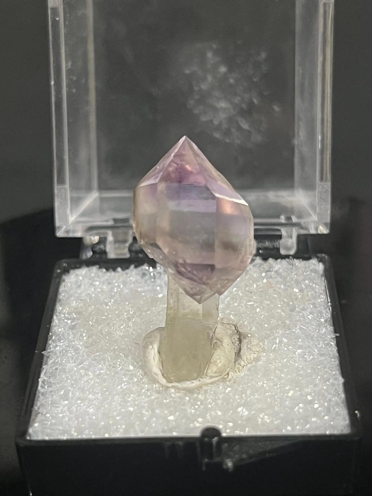 Amethyst Quartz Scepter Thumbnail mineral specimen from Fat Jack Mine, Arizona.