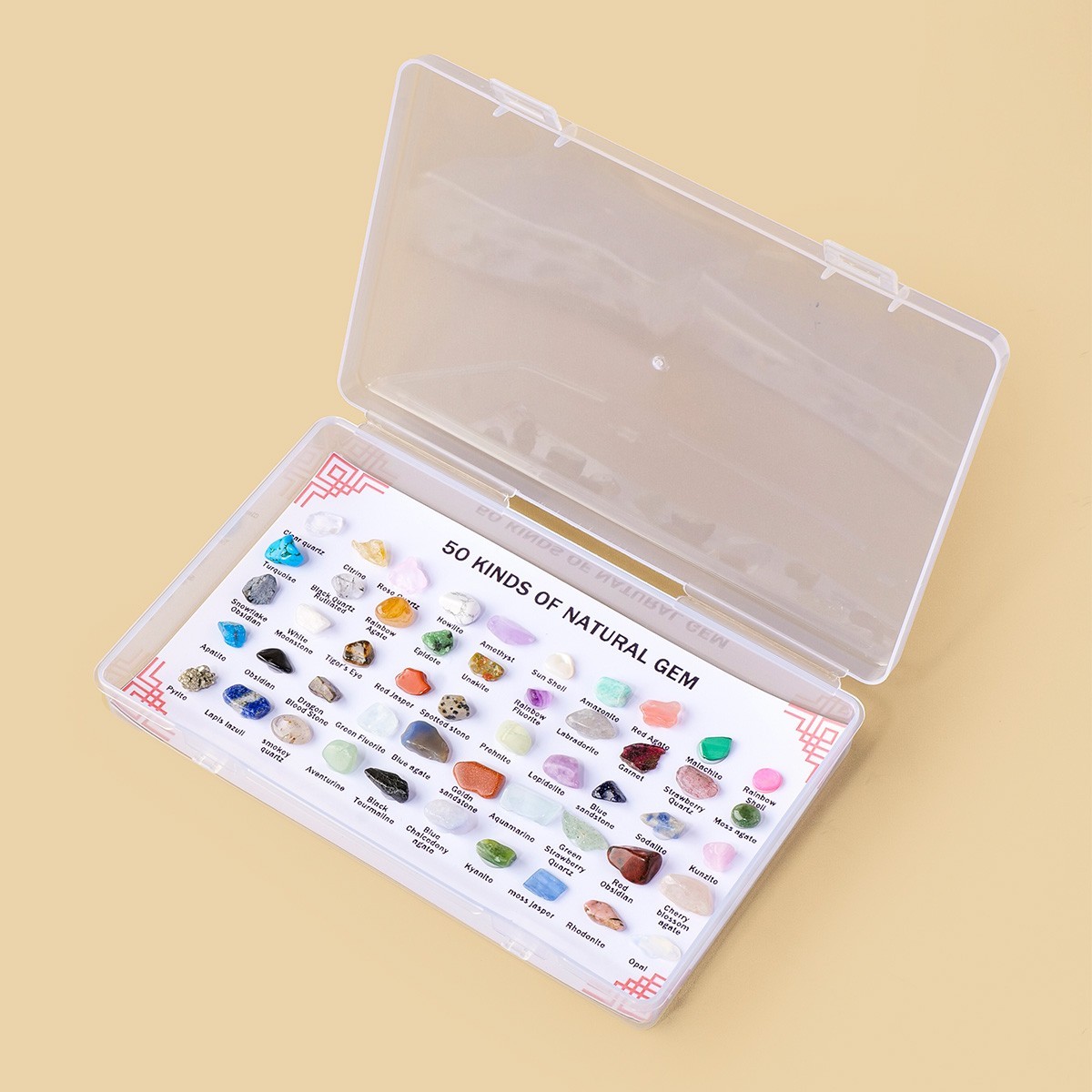 50 Kinds of Natural Crystal natural mineral specimen box random 1pc