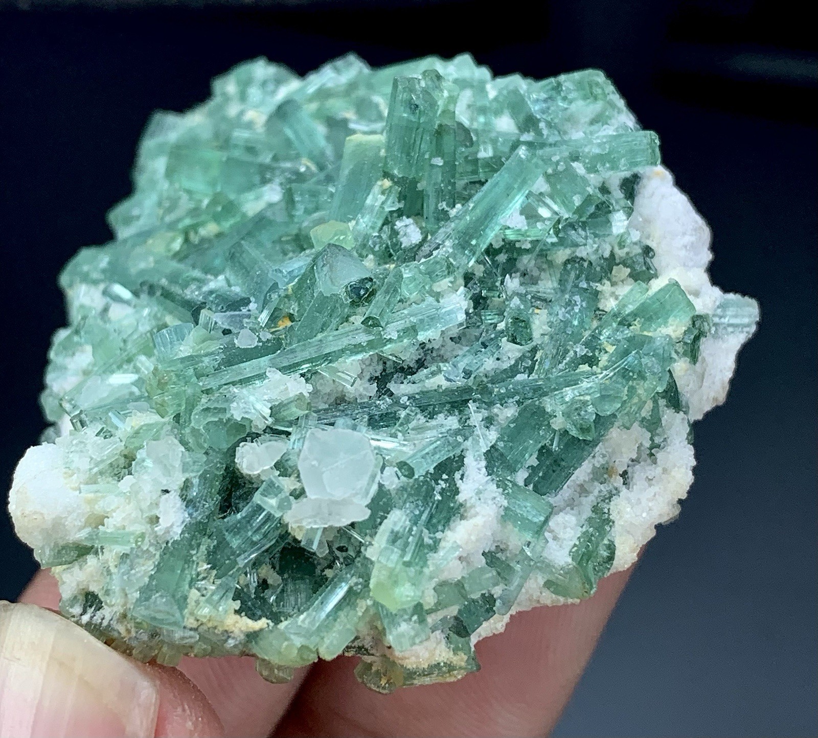 170 Cts Tourmaline Crystals Bunch With Specimen From Afghanistan.