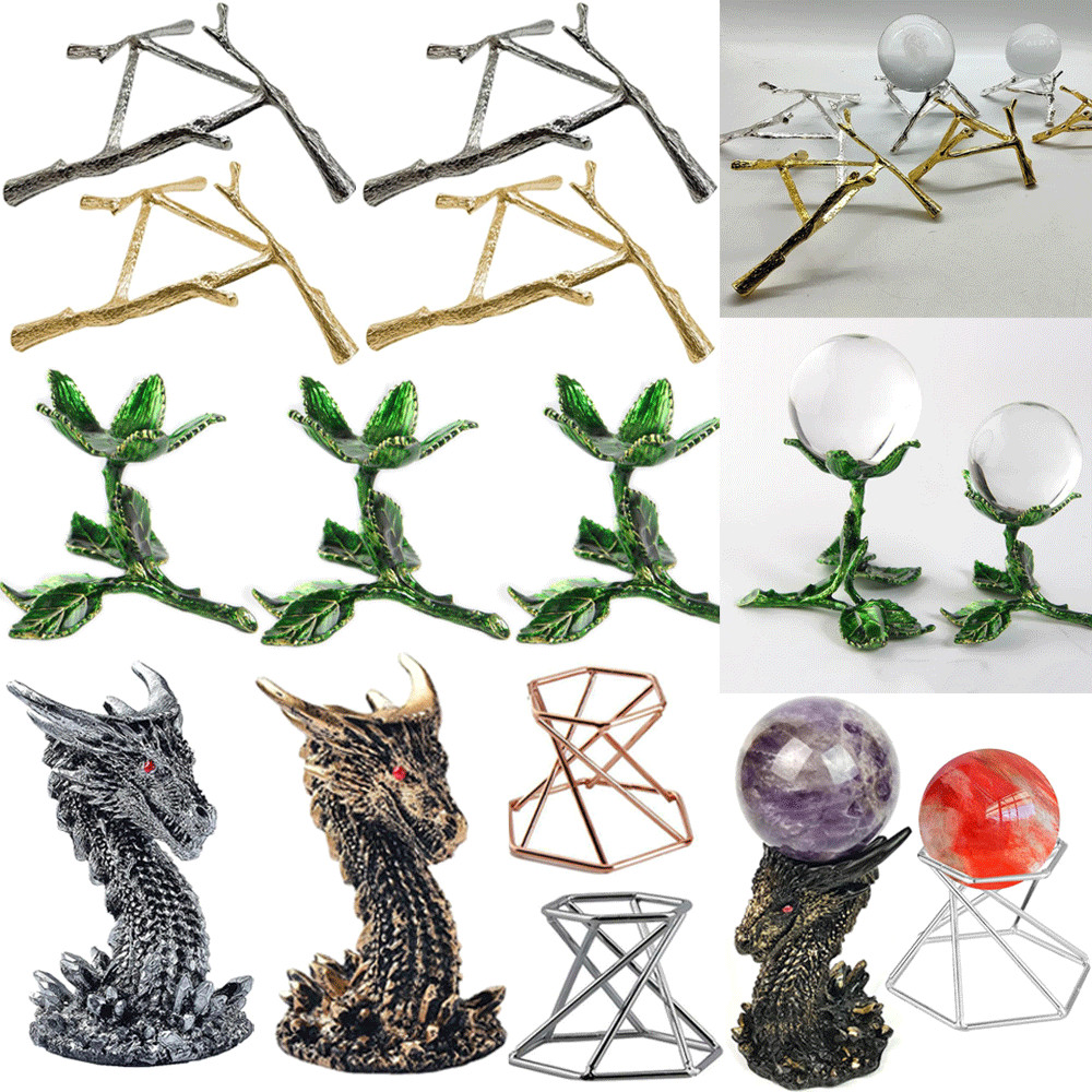 Wholesale Crystal Ball Display Holder Base Sphere Rack Fossils Stand Ornaments