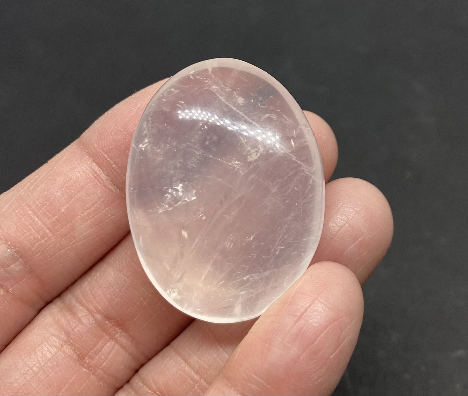 Girasol Genuine Quartz Stone from Madagascar 25g over 1 1/2in