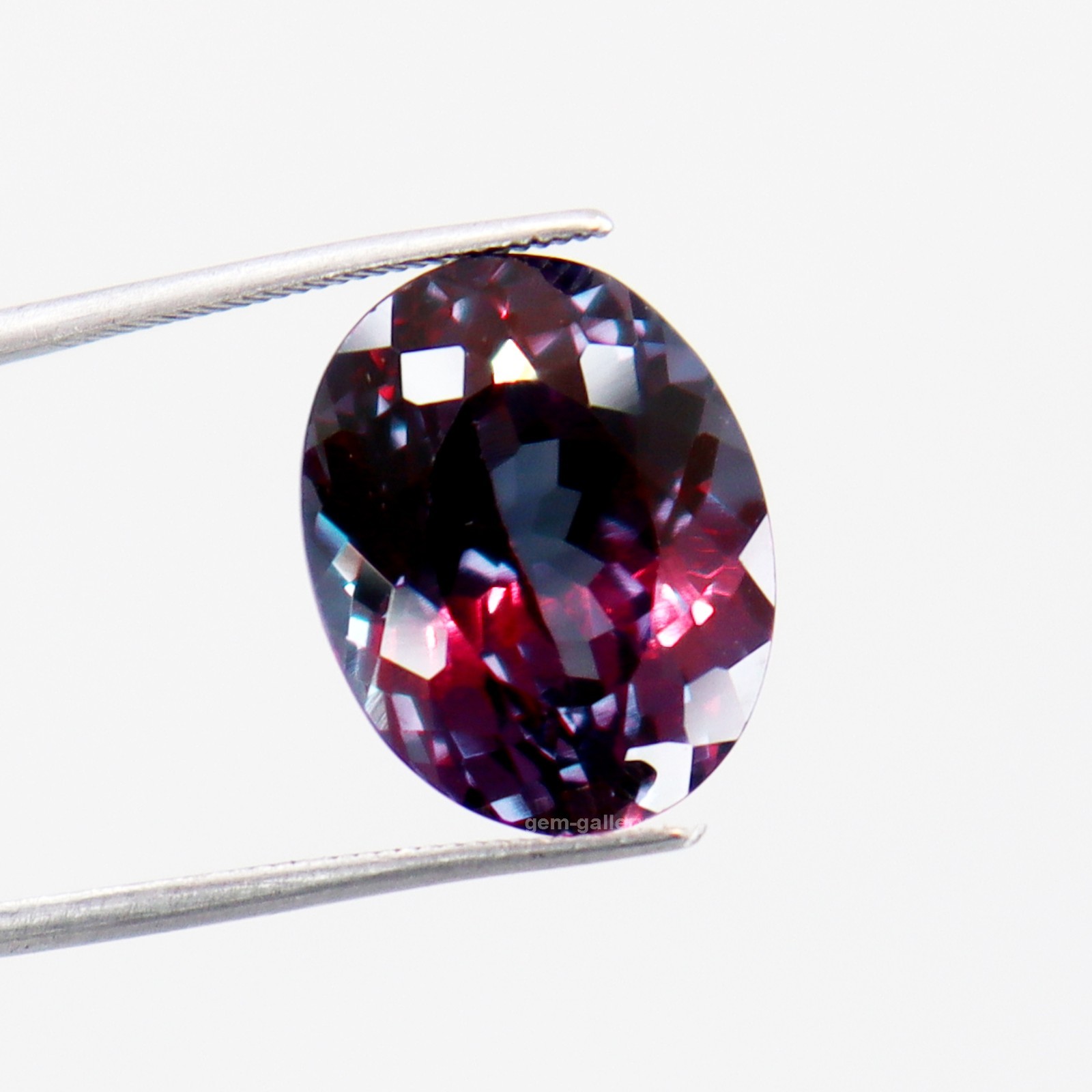 11.45 CT Oval Cut Color Changing Natural Alexandrite Certified Loose Gems