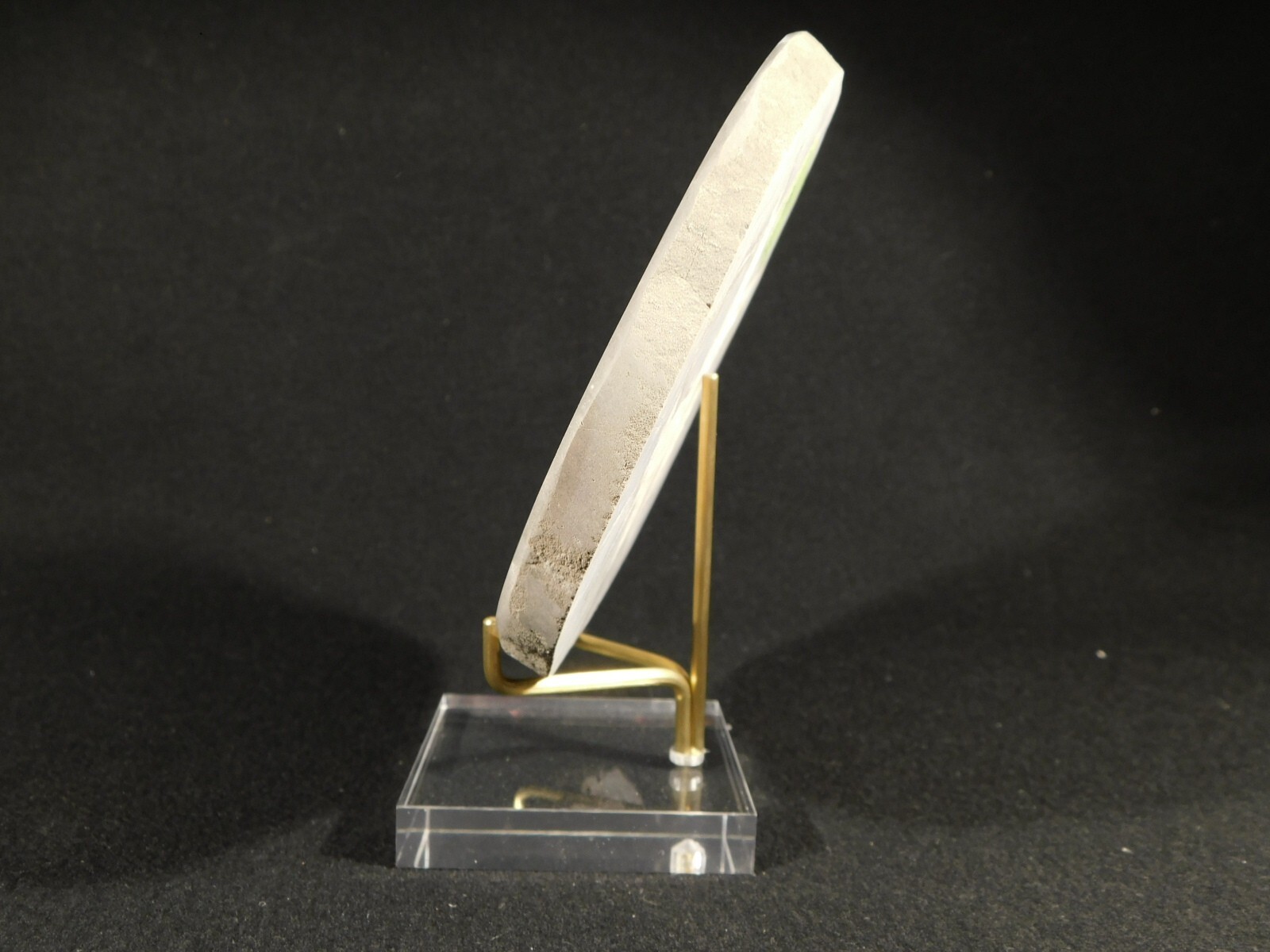 Easel Display Stand Brass Medium Size Adjustable Clear Acrylic Base