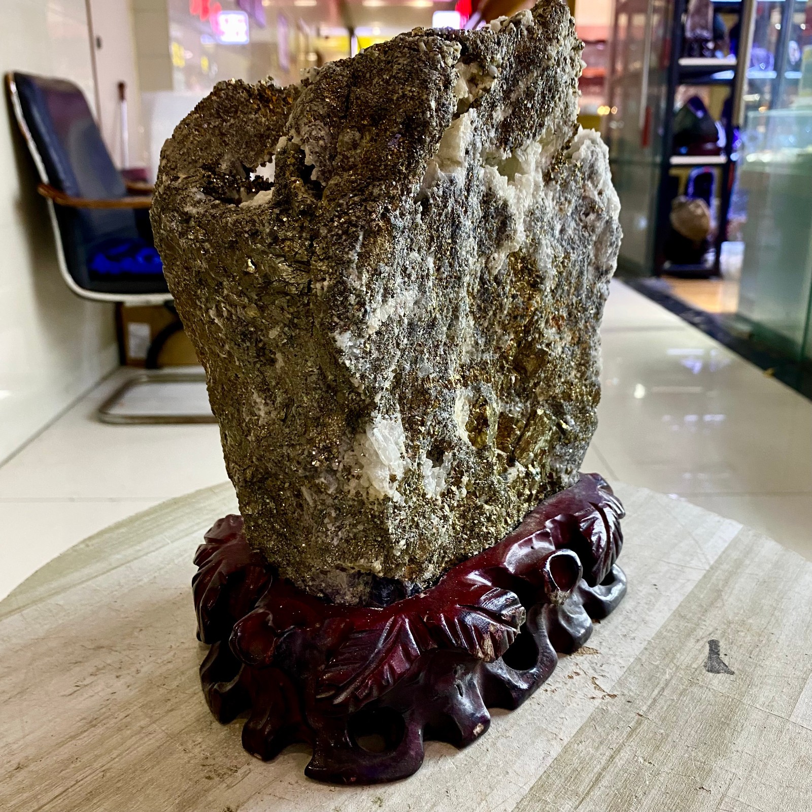 19.64LB Top natural chalcopyrite crystal mineral specimens