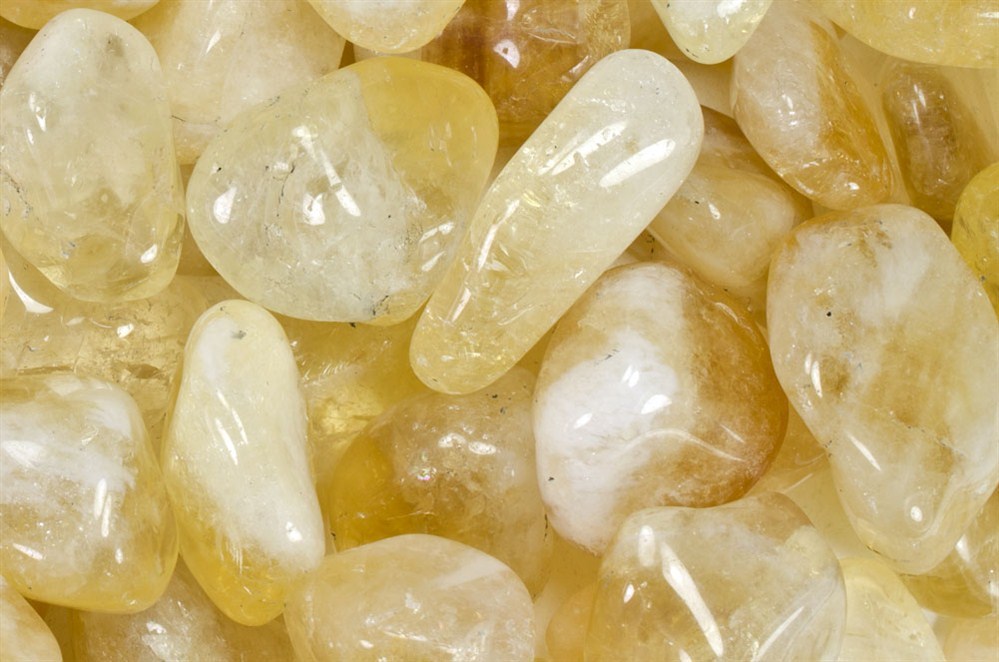 1 Pound Tumbled Citrine – A Grade – Wire Wrapping, Reiki, Crystal Healing