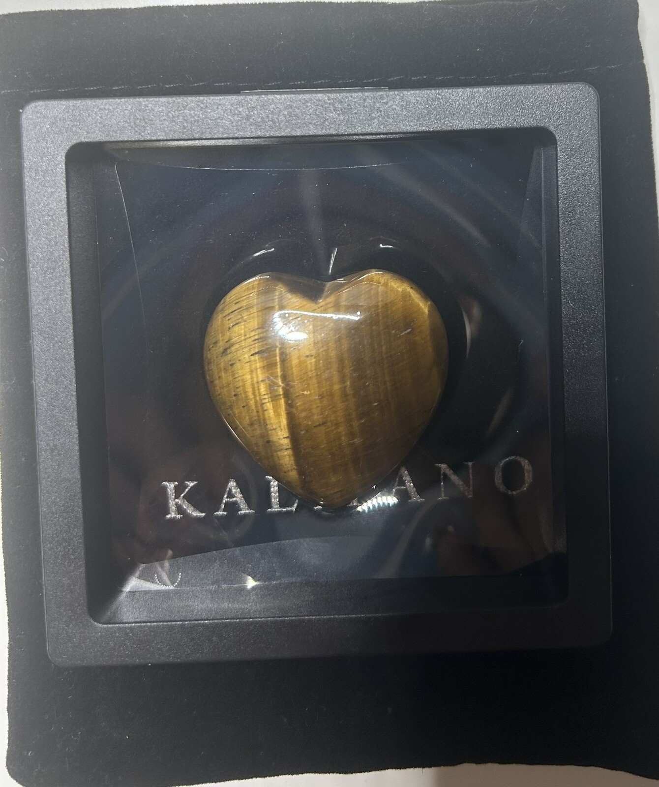 Kalifano Heart Carvings – Set of 3 – Rose Quartz, Petrified Wood & Nephrite Jade