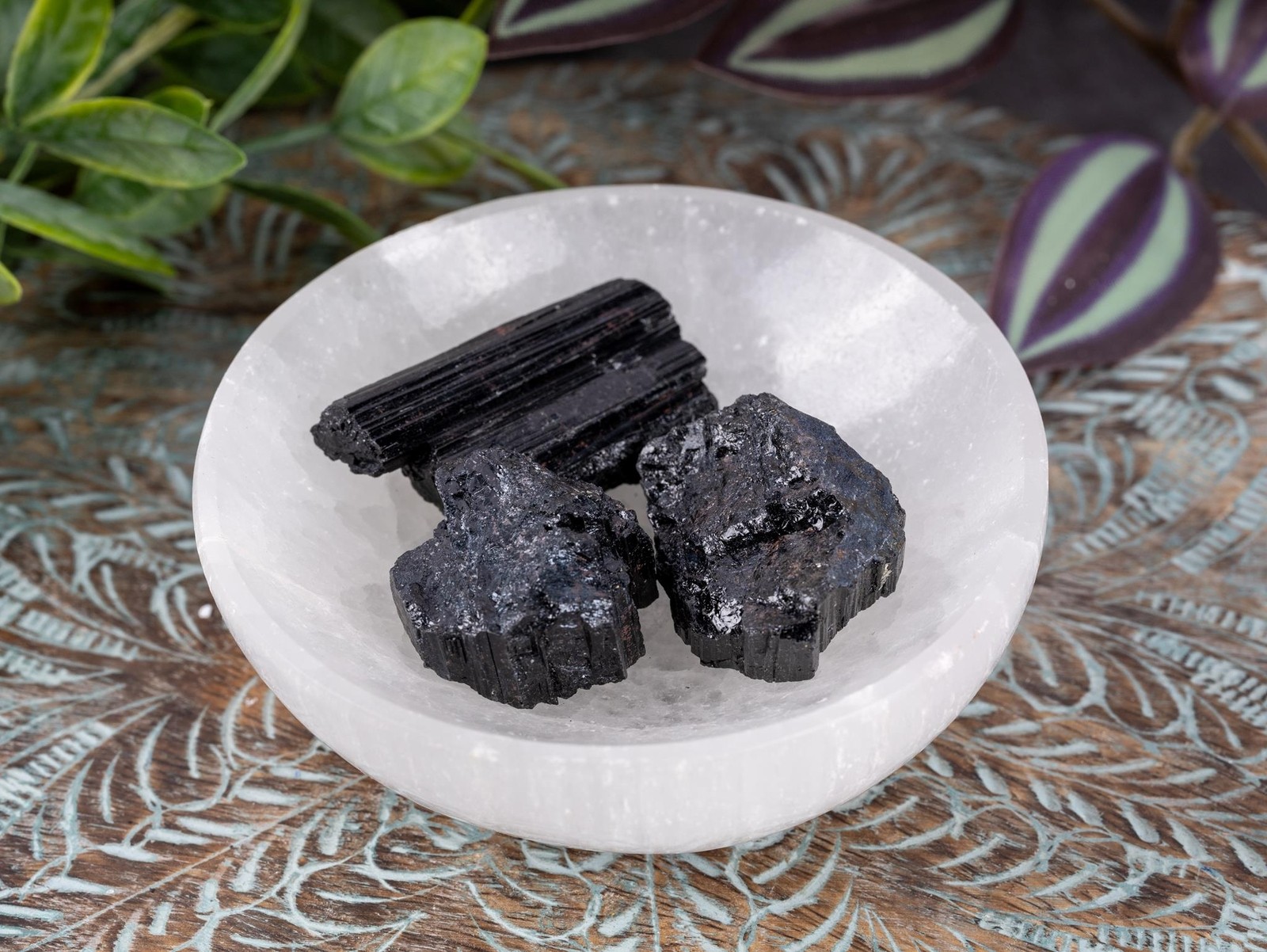 Black Tourmaline Raw Healing Stone for Meditation, Reiki, Energy Healing, 1 pc