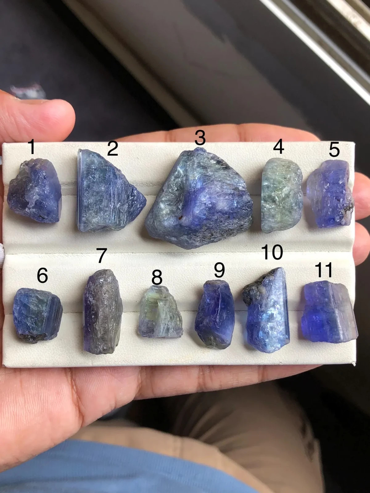 Natural Tanzanite Rough Gemstone, Bi Color Tanzanite Raw, Healing Rough, Tz#19