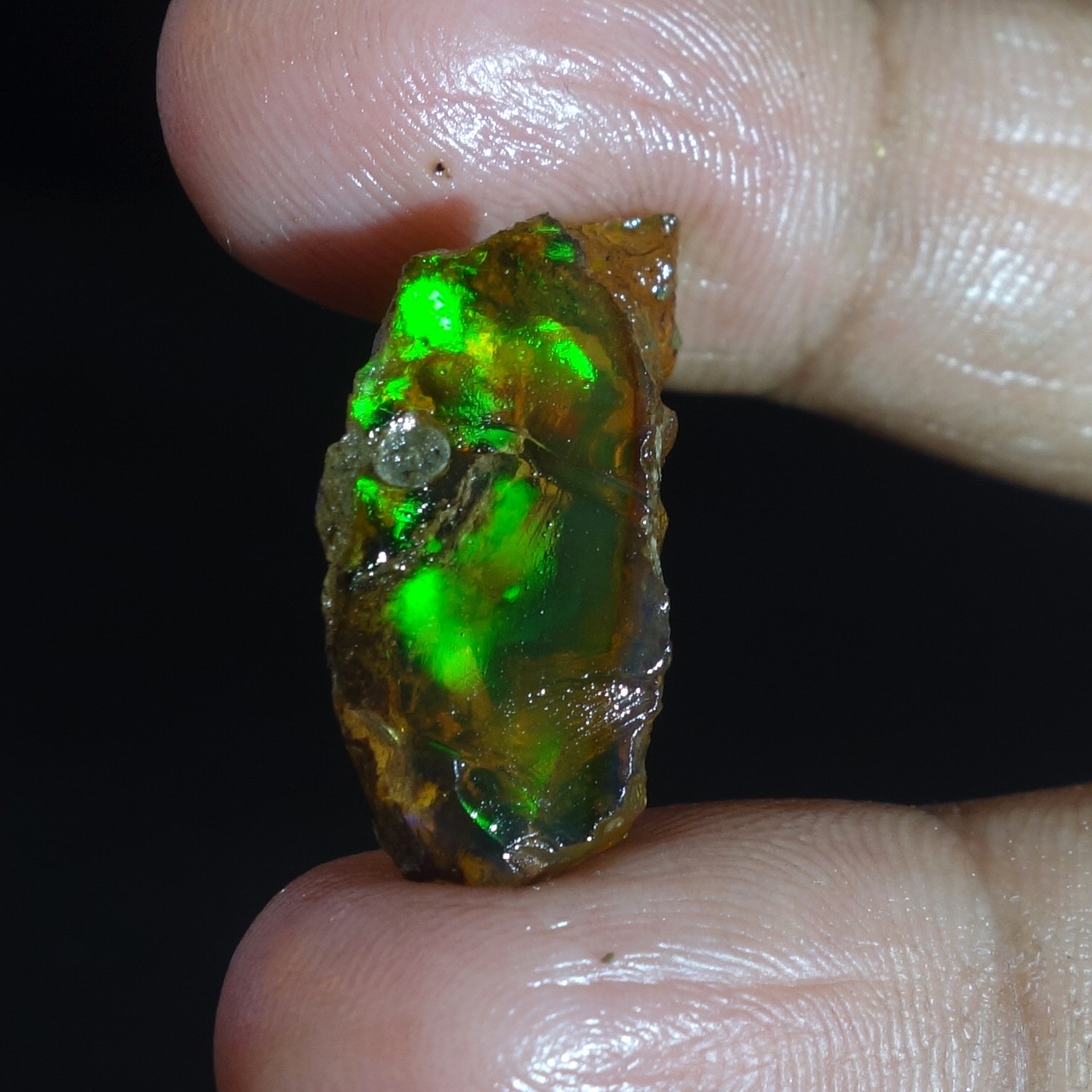 16.00 Cts 100% Natural Welo Fire Ethiopian Oil Opal Rough Cab Gems Ring Nacklace
