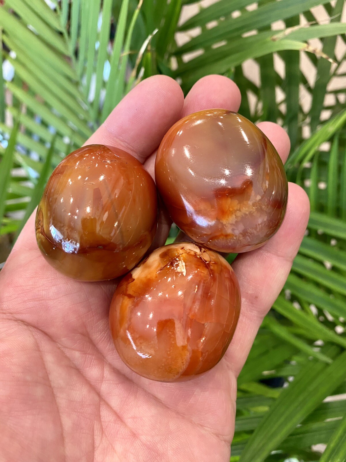 Carnelian Crystal Stone Healing Crystals Yoga Reiki Meditation Rock 2×1,5″ ZENDA