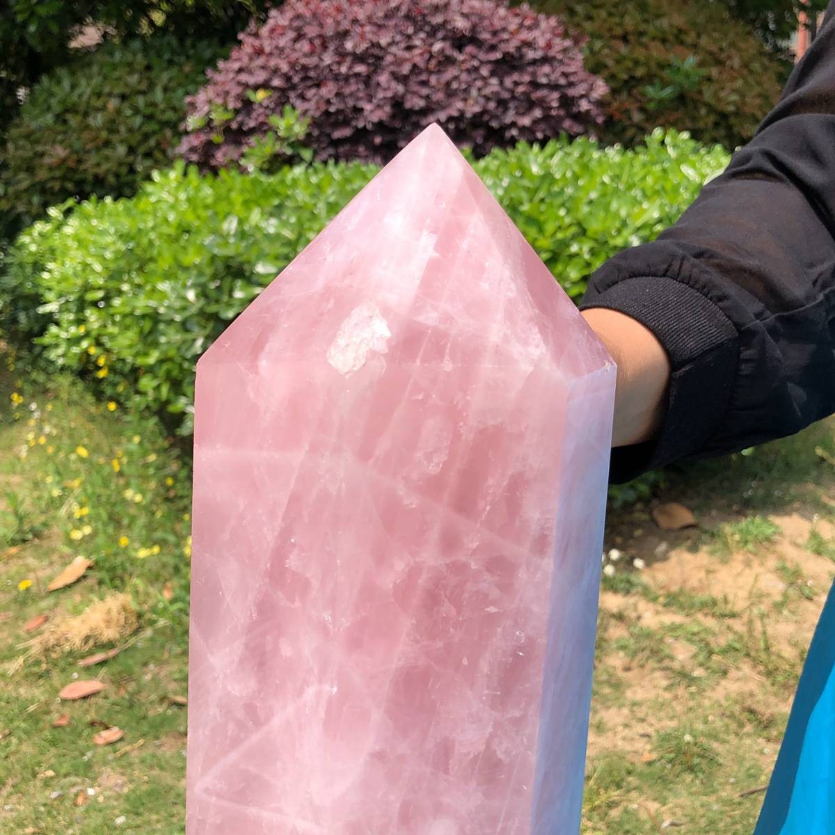 12.76LB Large Natural Powder Crystal Column Wand Obelisk Mineral Healing 5055