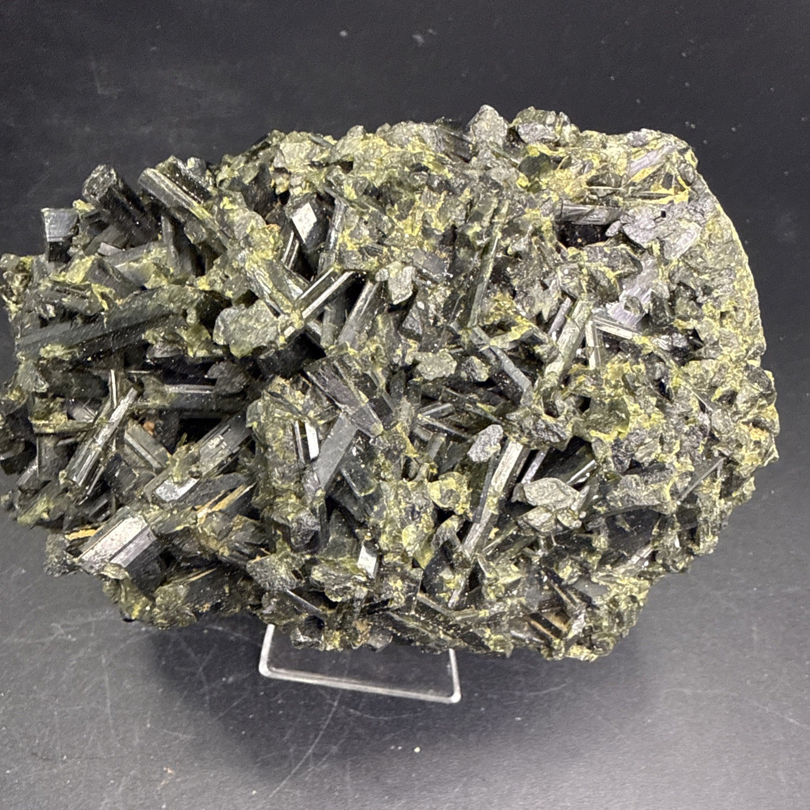 2 Lb Large Natural Epidote On Matrix From Pakistan. A+ Specimen,Minerals,Gems.