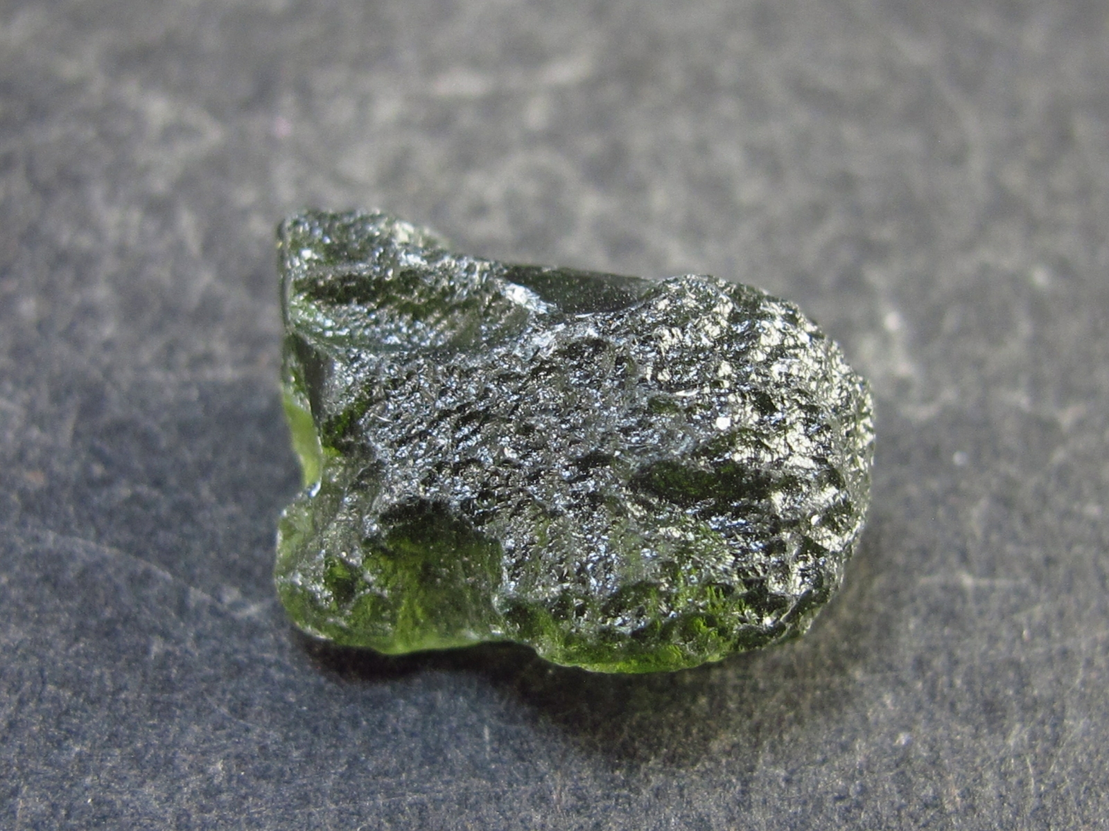 Moldavite Tektite Piece from Czech Republic – 0.7″ – 9.90 Carats – 1.98 Grams