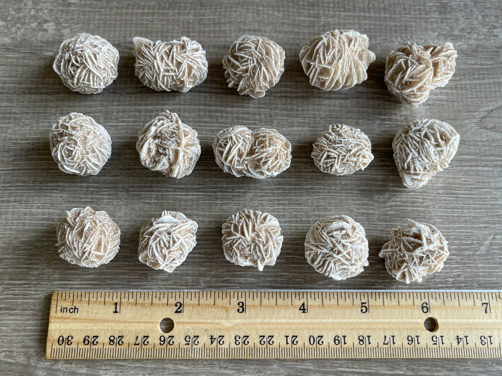 Desert Rose Selenite, 0.85-1.25 Inch Small Desert Gypsum Rose,Wholesale Bulk Lot