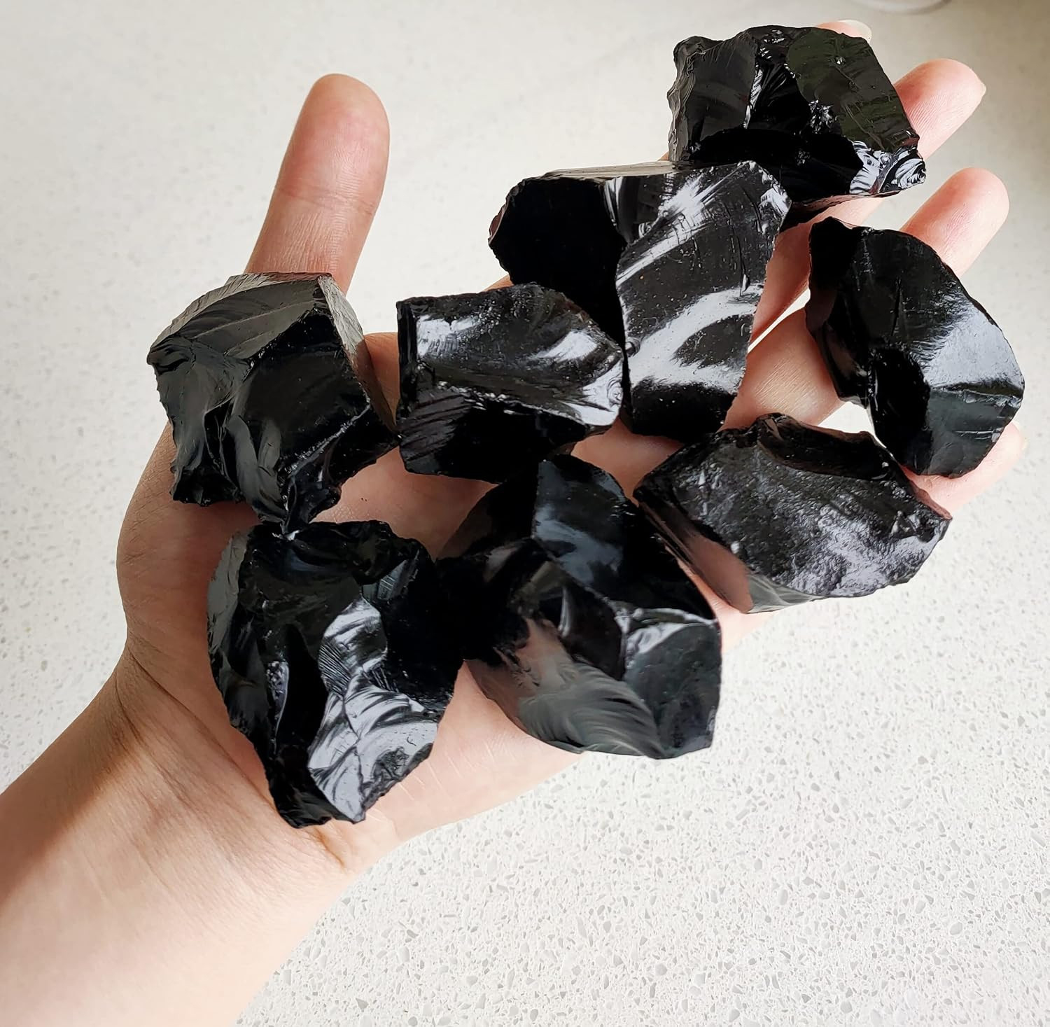 Rough Crystals 0.5lb Bulk Raw Natural Stones Wire Wrapping Tumbling Wicca Reiki