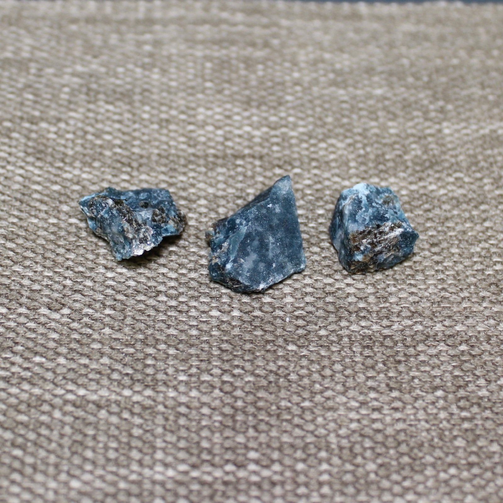 SERENDIBITE, from Warren Co. N.Y. Old estate collection (3 pcs).