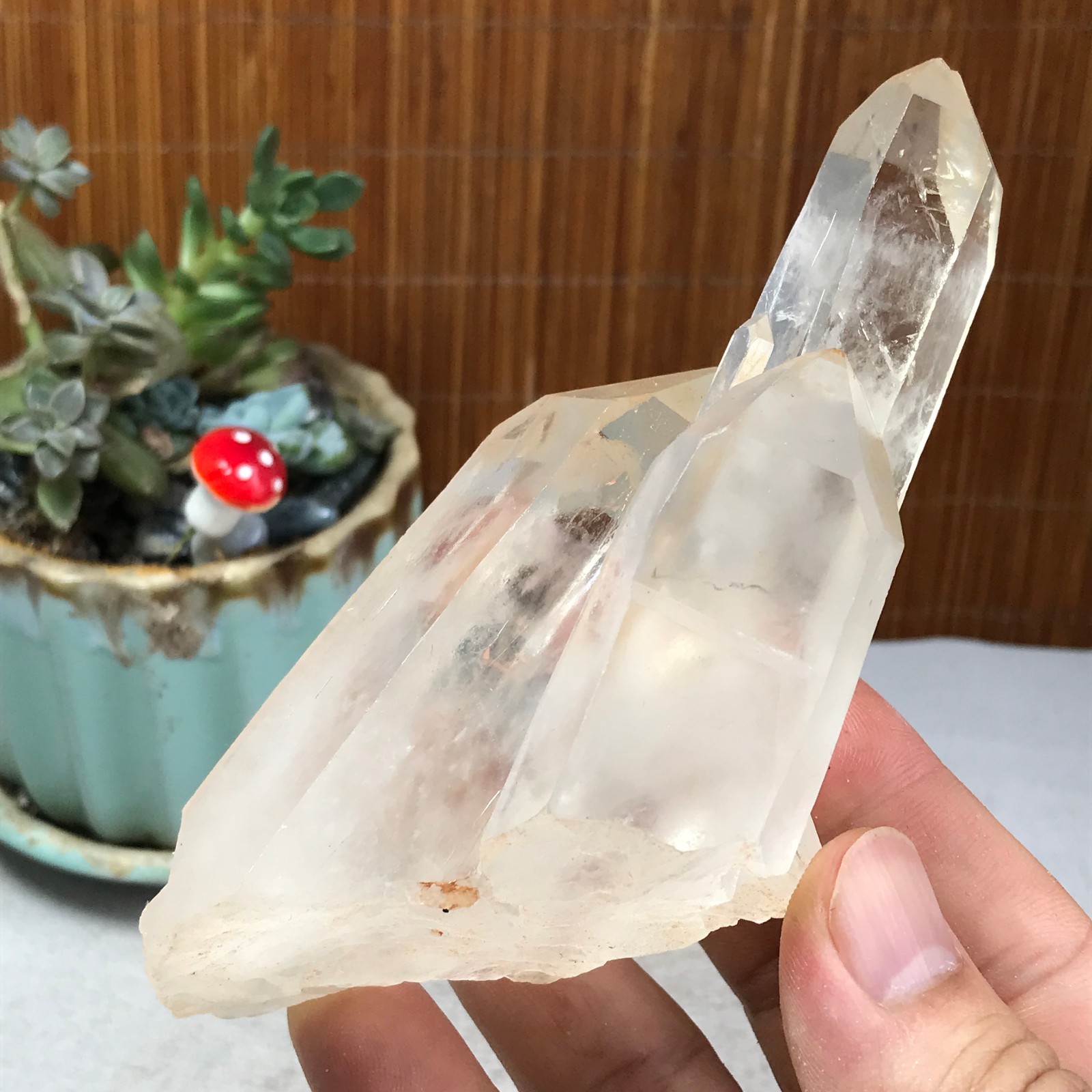 90-55-40mm Natural crystal clusters pretty Quartz Mineral Specimen 258g A6221