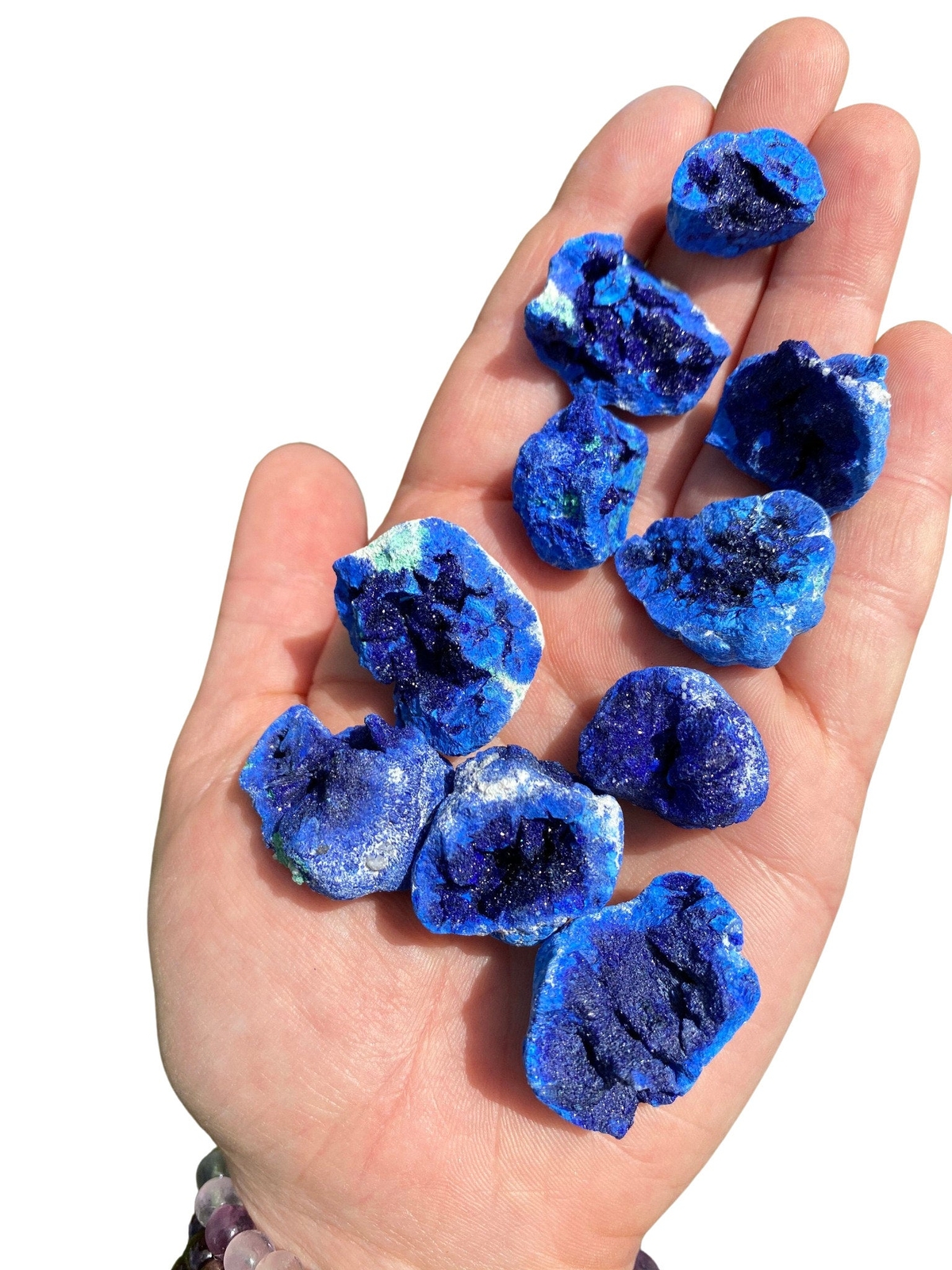 Raw Azurite & Malachite Cluster, Natural Azurite Poteryaevskoe Mine, Siberia