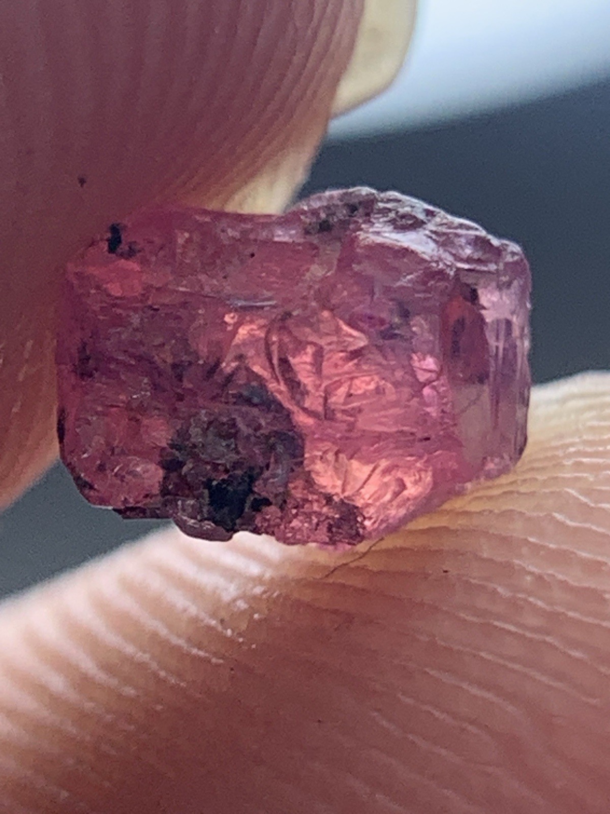 1.10 Crts Extremely Rare Stunning Facet Grade Pink & Blue Winza Sapphire @winza