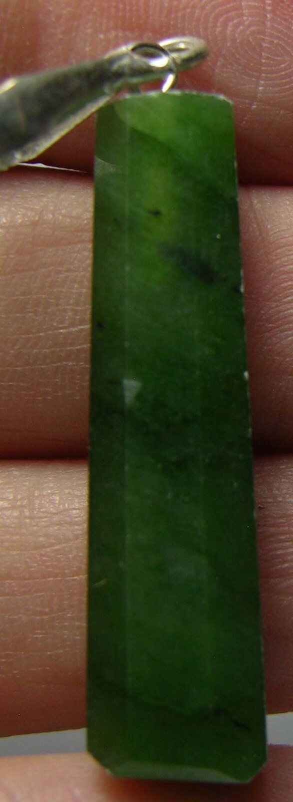 #10 Pakistan 100% Natural Nephire Jade Crystal Pendant 34mm 1 5/16 in