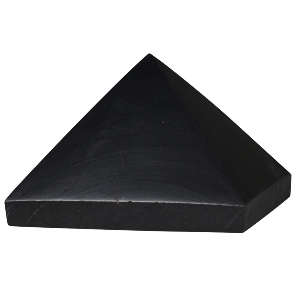 Shungite World Shungite Pyramid – Various sizes ( Polished or Unpolished )
