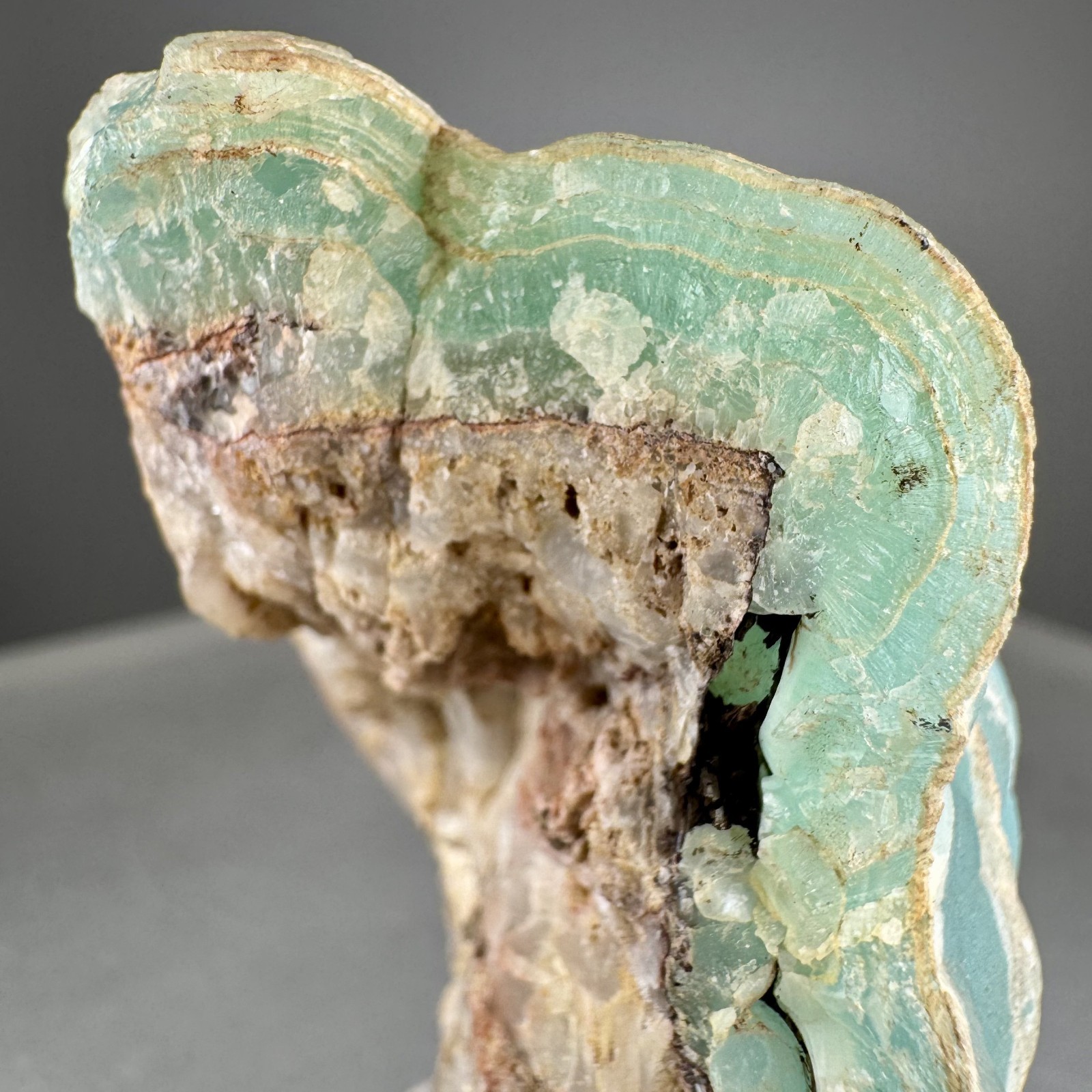 Fine Large Blue Smithsonite: Kelly mine, Magdalena, Socorro Co., New Mexico