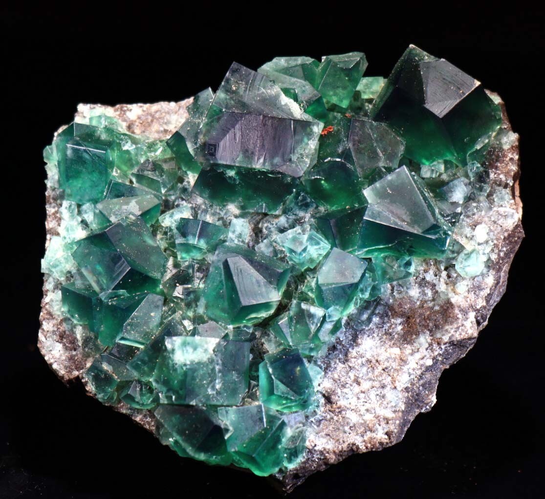 3.75″ Blue Green FLUORITE Crystals, Rogerley UK! FL376