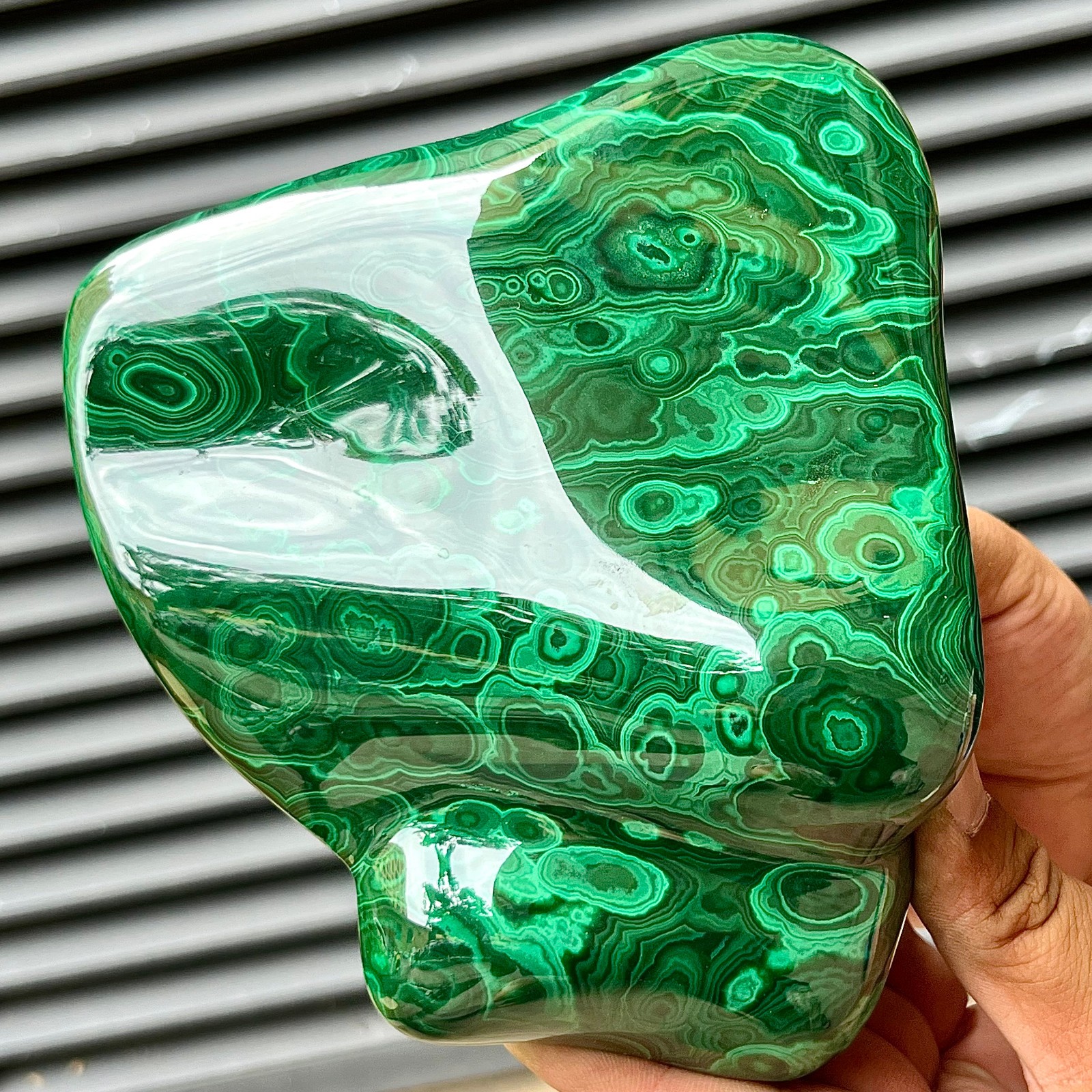 Malachite Polished Stone Natural Green Crystal Gemstone Reiki Chakra 4 lb