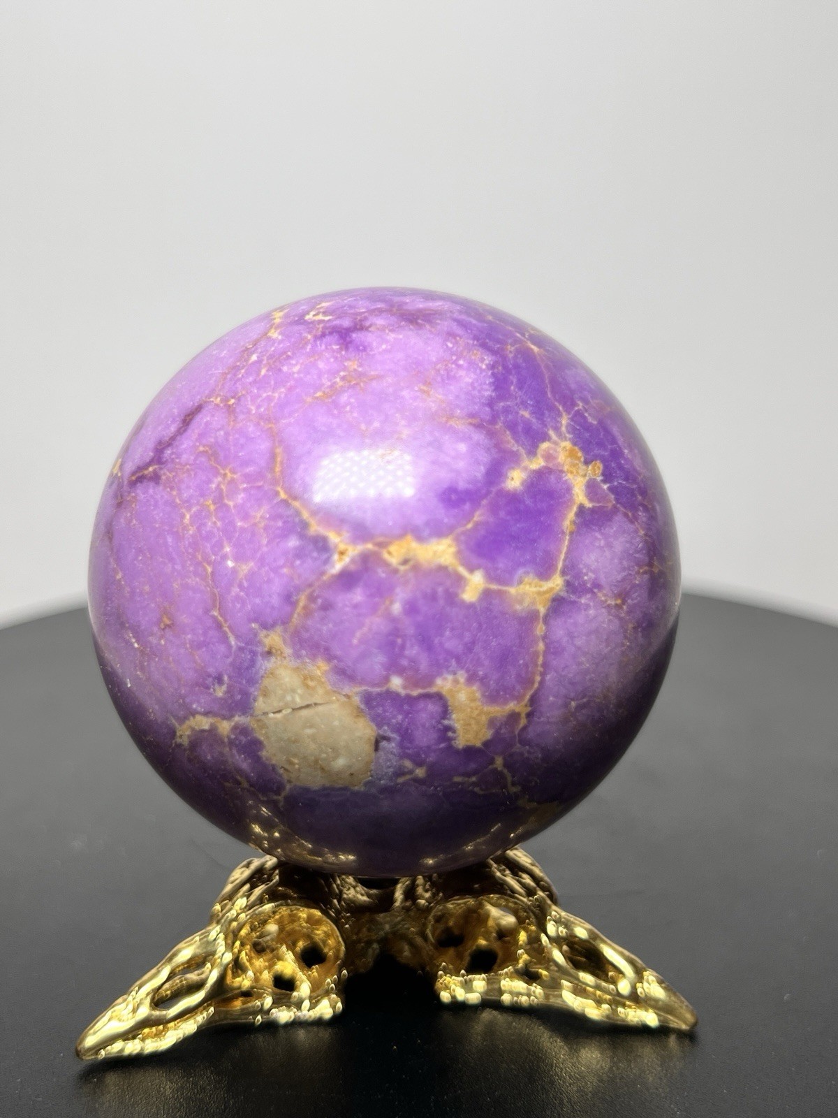 Phosphosiderite Sphere w/holder 59mm