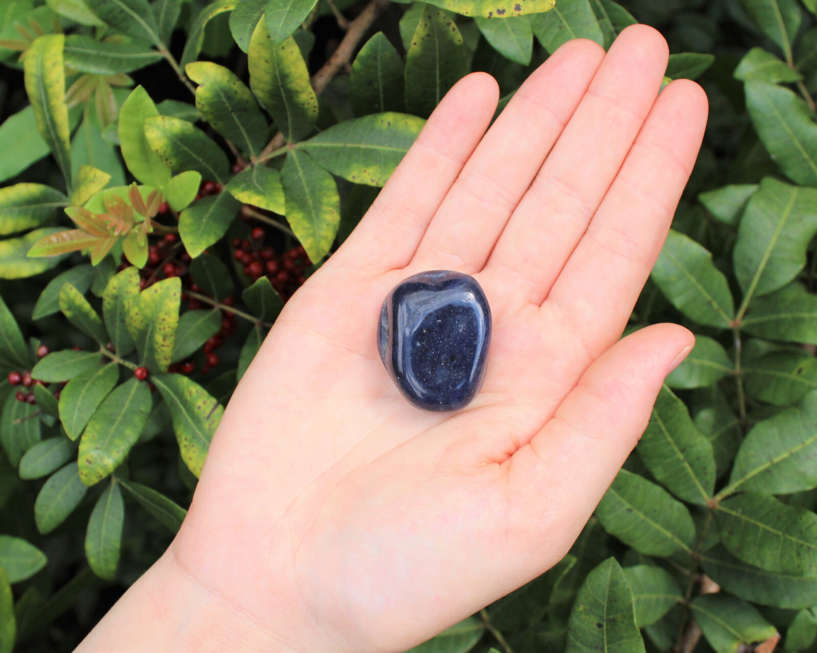 7 Chakra Tumbled Stones, Instructions & Carry Pouch (Crystal Healing Stone Set)