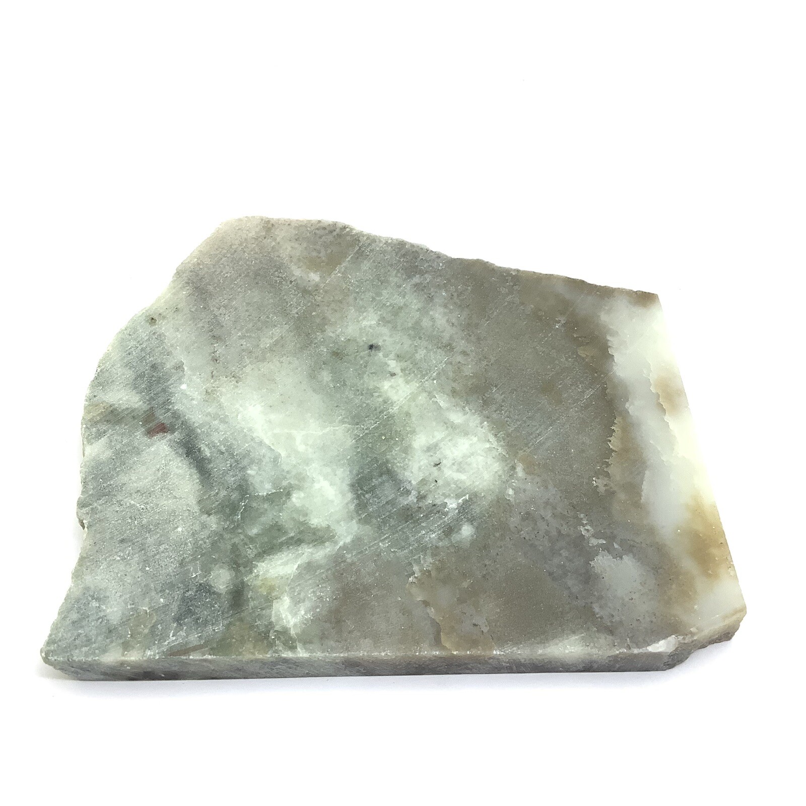 Siberian Jade Slab Honey Brown White Nephrite Jade Lapidary Vitim River Siberia