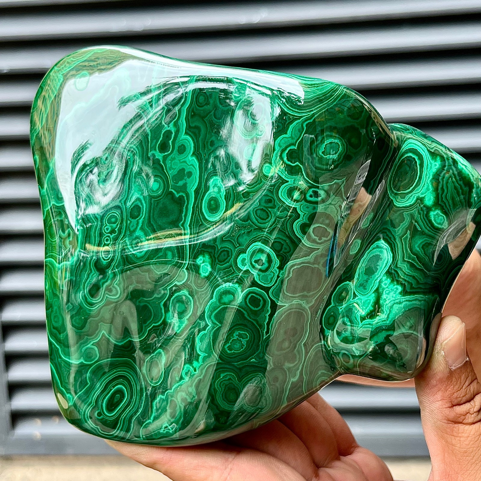 Malachite Polished Stone Natural Green Crystal Gemstone Reiki Chakra 4 lb