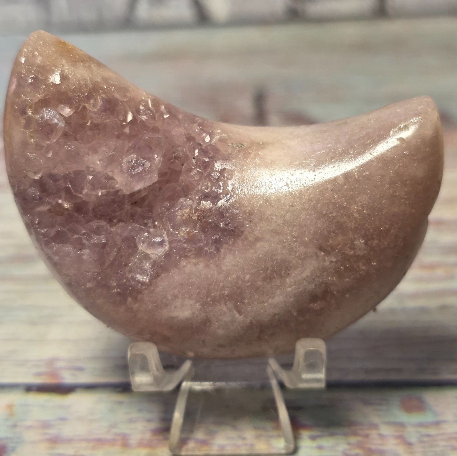 6 Pc Crystal & Mineral Collection Turkish Epidote Quartz Vanadinite Amethyst