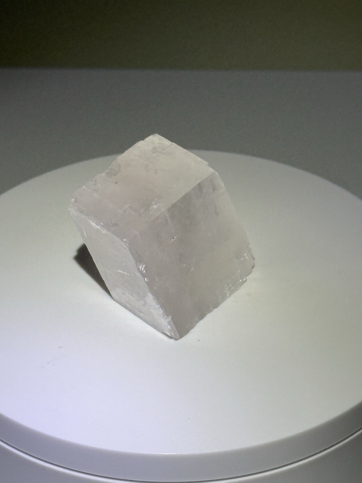 ETHEREAL Iceland Spar Calcite Crystal Specimen w/ Terlingua-type Fluorescence