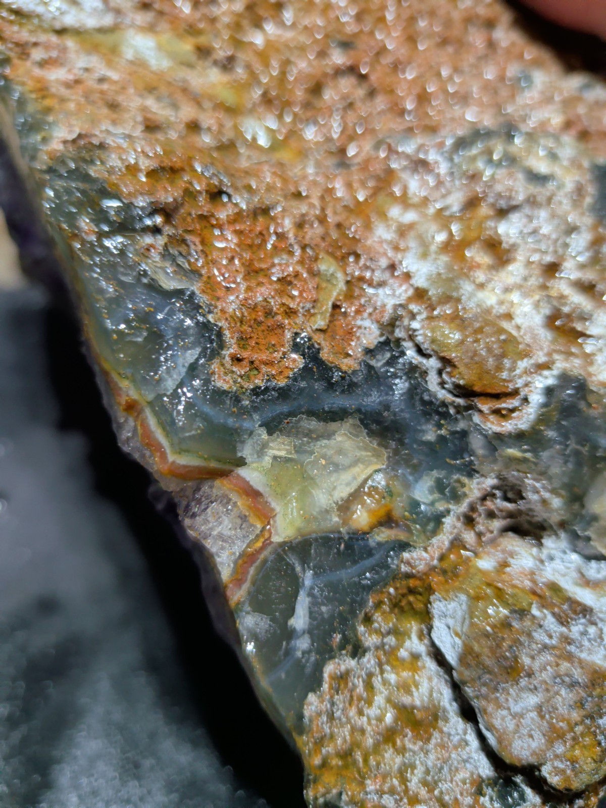 Amethyst “Cave” Deep Purple w/ Rainbow Specimen Natural Form (4lbs 13oz)