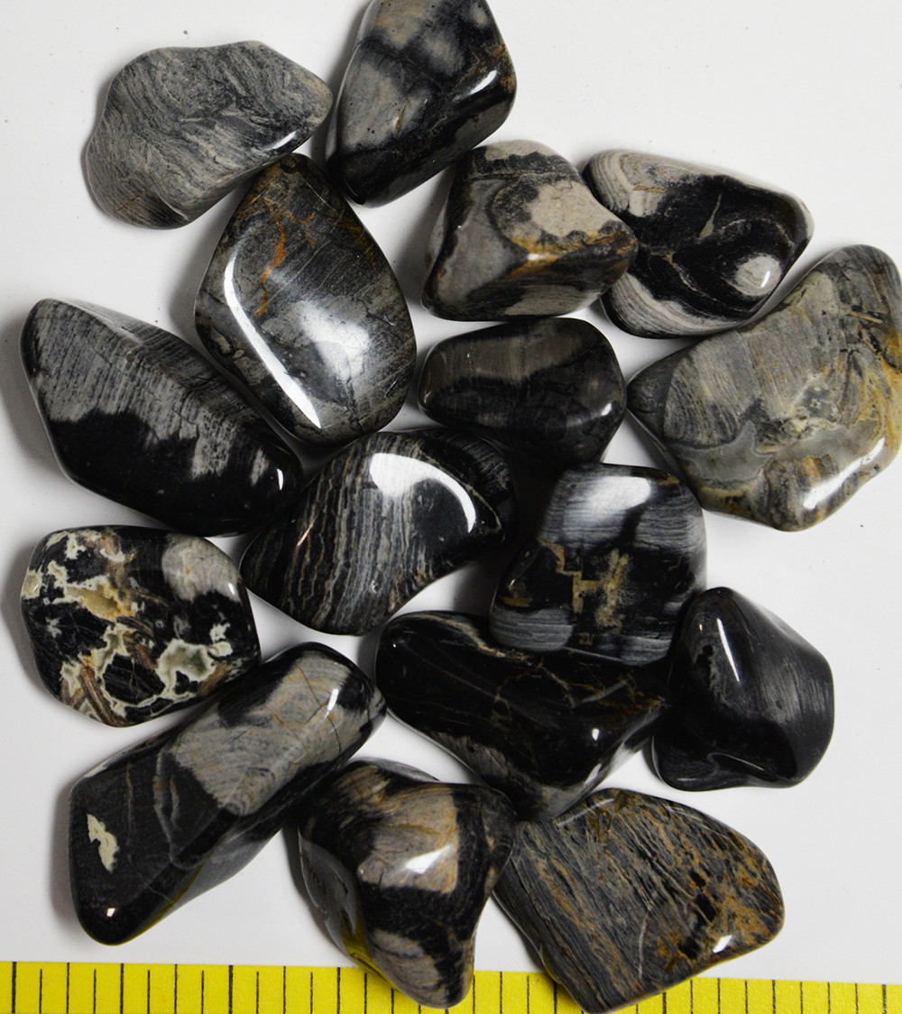 JASPER Silverleaf Large. (20-30mm) 1/2-pound bulk