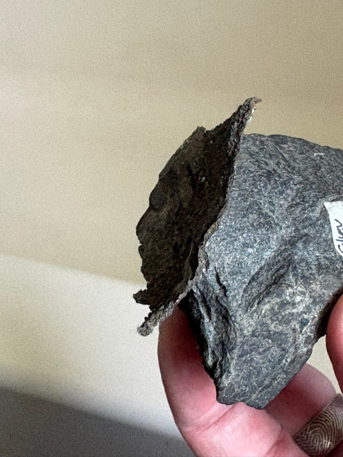 Silver, “sheet” of micro crystalline native, on matrix, Kongsberg,
