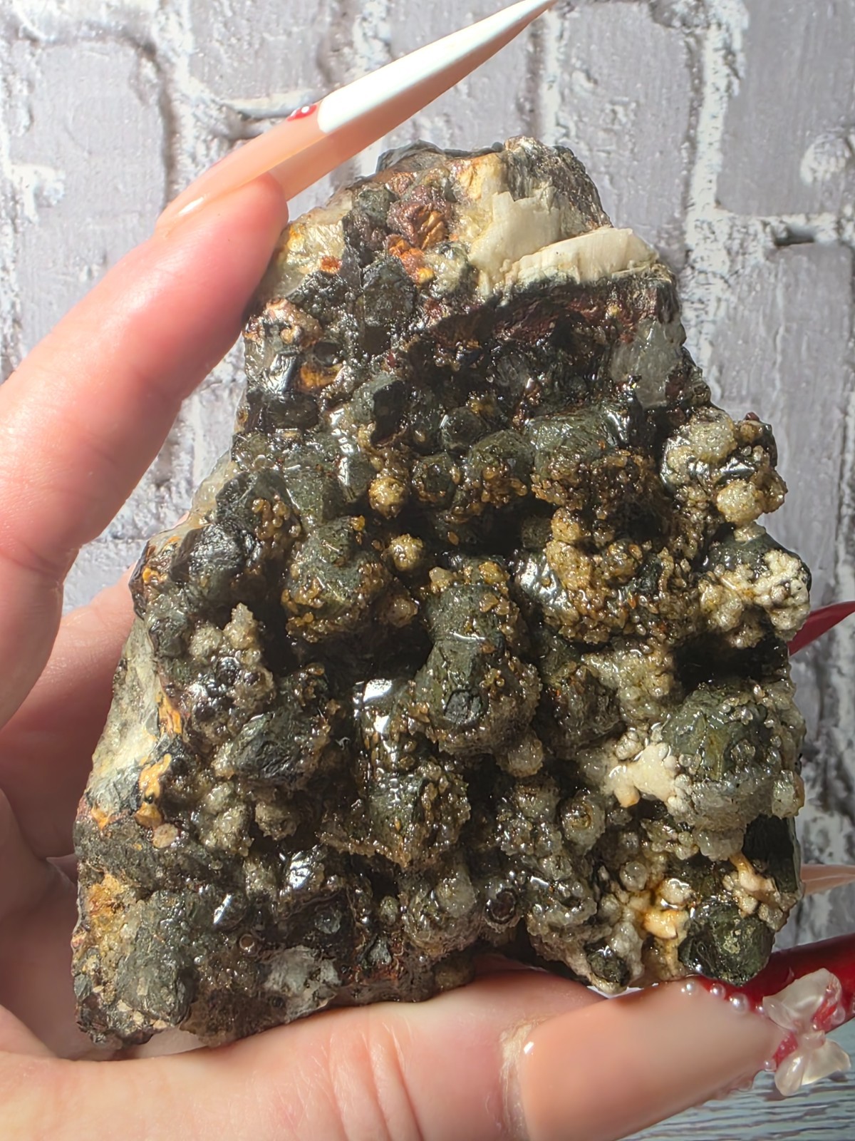 Rare Green Quartz with Siderite, Calcite & Galena – 441g Display Specimen