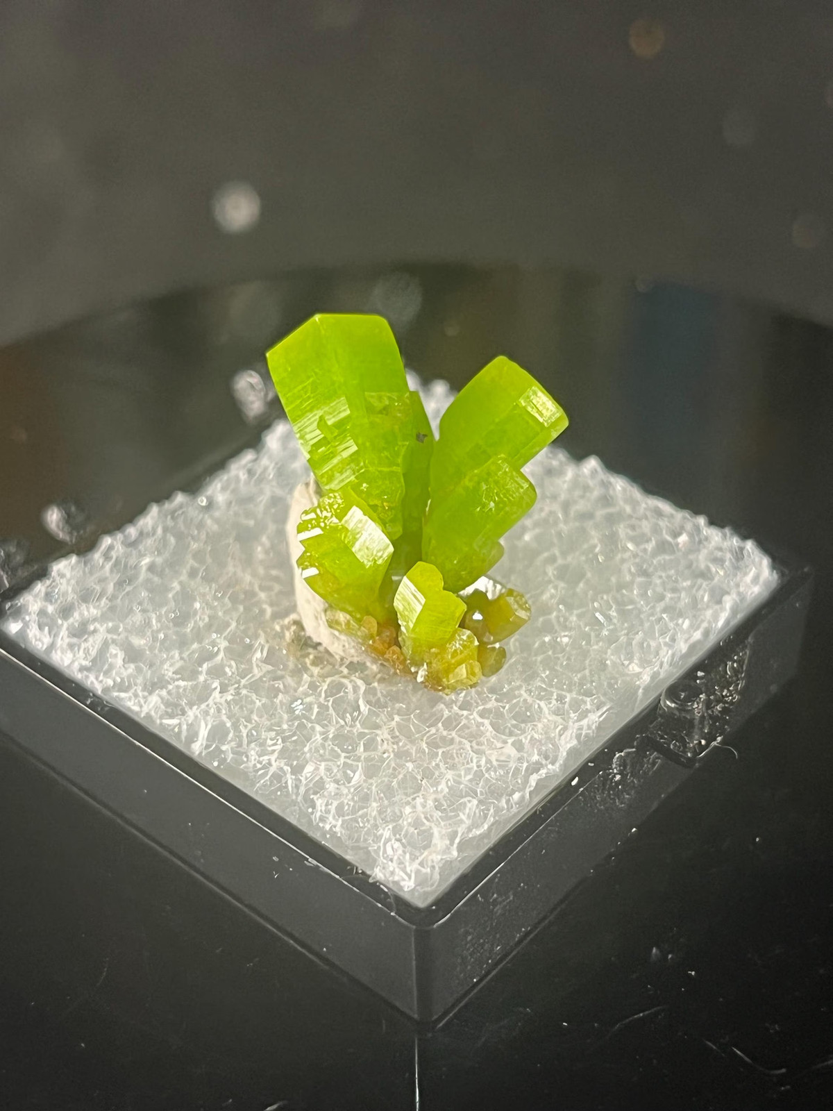 Pyromorphite thumbnail mineral specimen from the Daoping Mine, Guangxi, China
