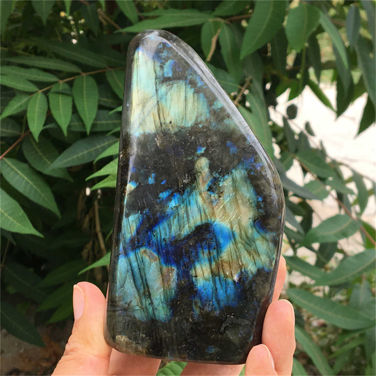 760g Natural Labradorite Mineral Quartz Crystal Mineral Reiki healing