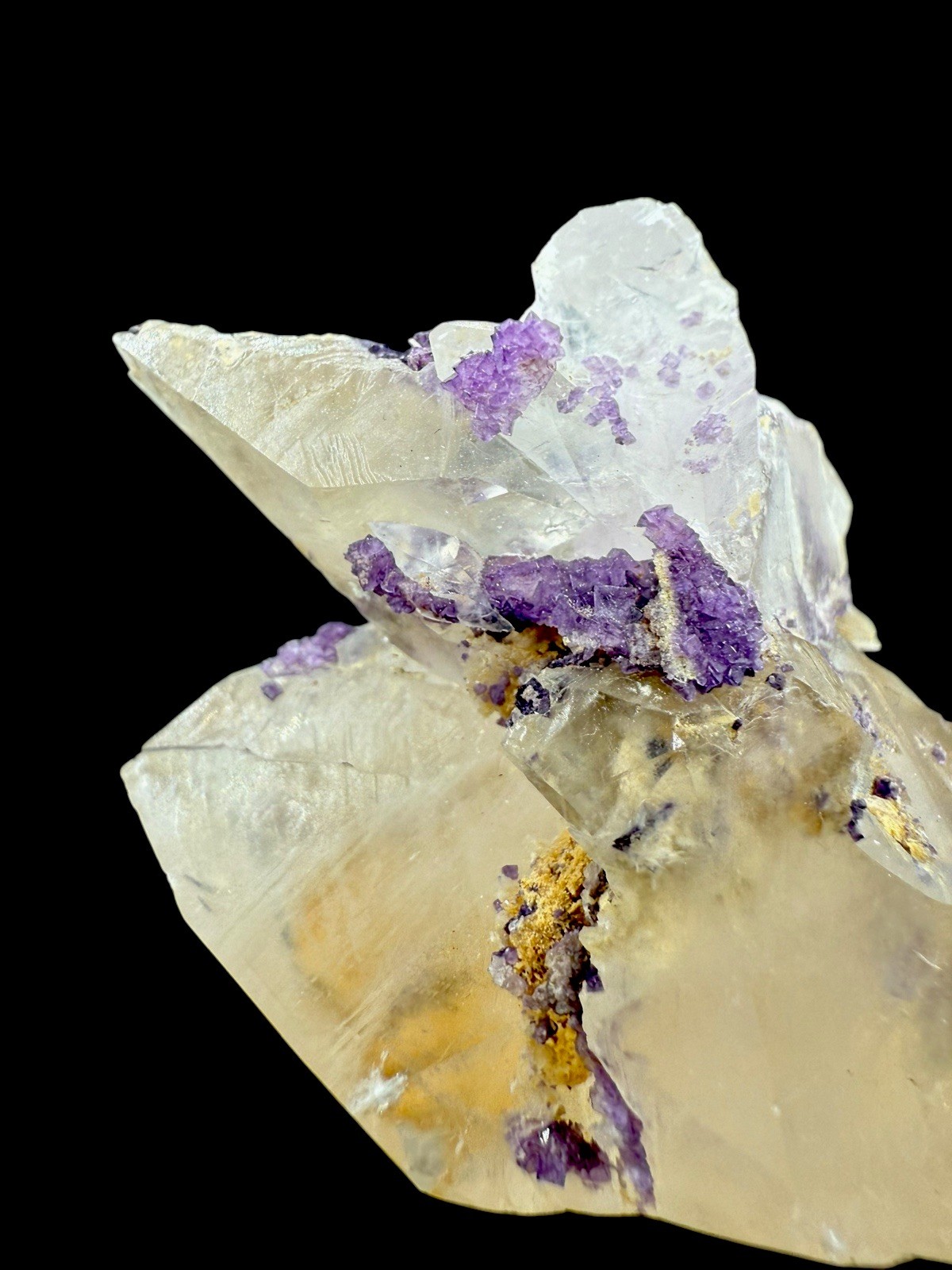 Fluorite & Calcite Xls: Faircloth Vein, Mundy’s Landing, Woodford, Kentucky 🇺🇸