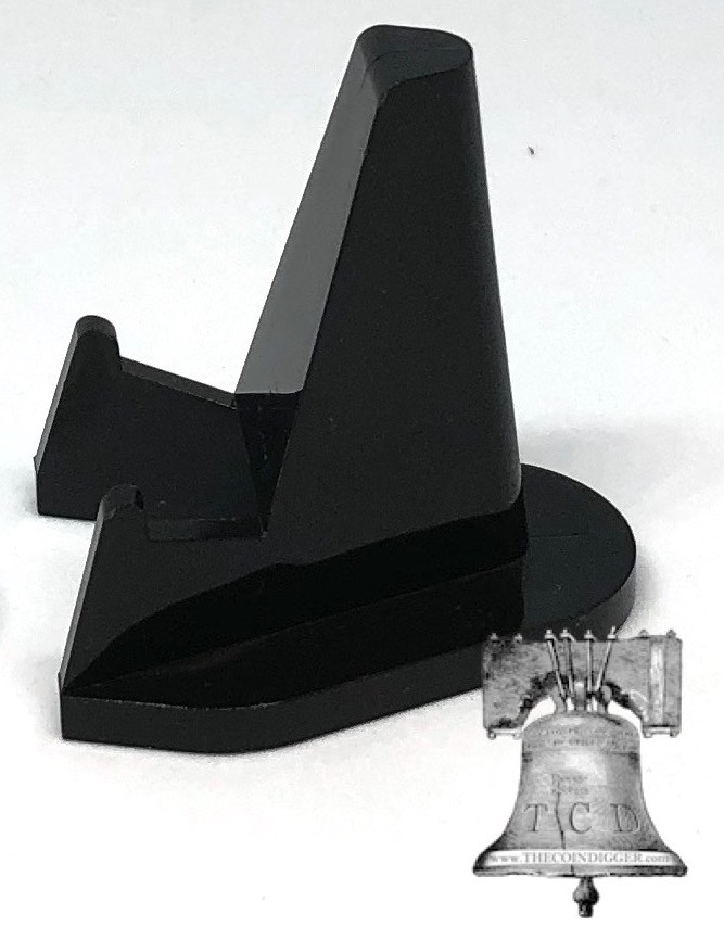 10 Display Stand Easel for Rock Fossil Mineral Geode Agate Stands Air-tite BLACK