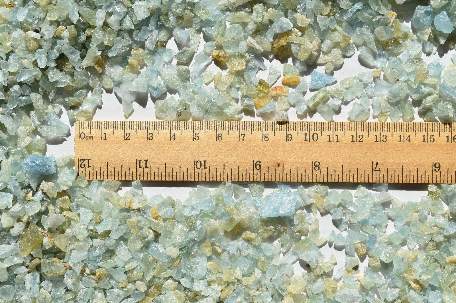 WHOLESALE Aquamarine / Beryl Chips Art Grids Orgonite Africa 700 grams # 5641